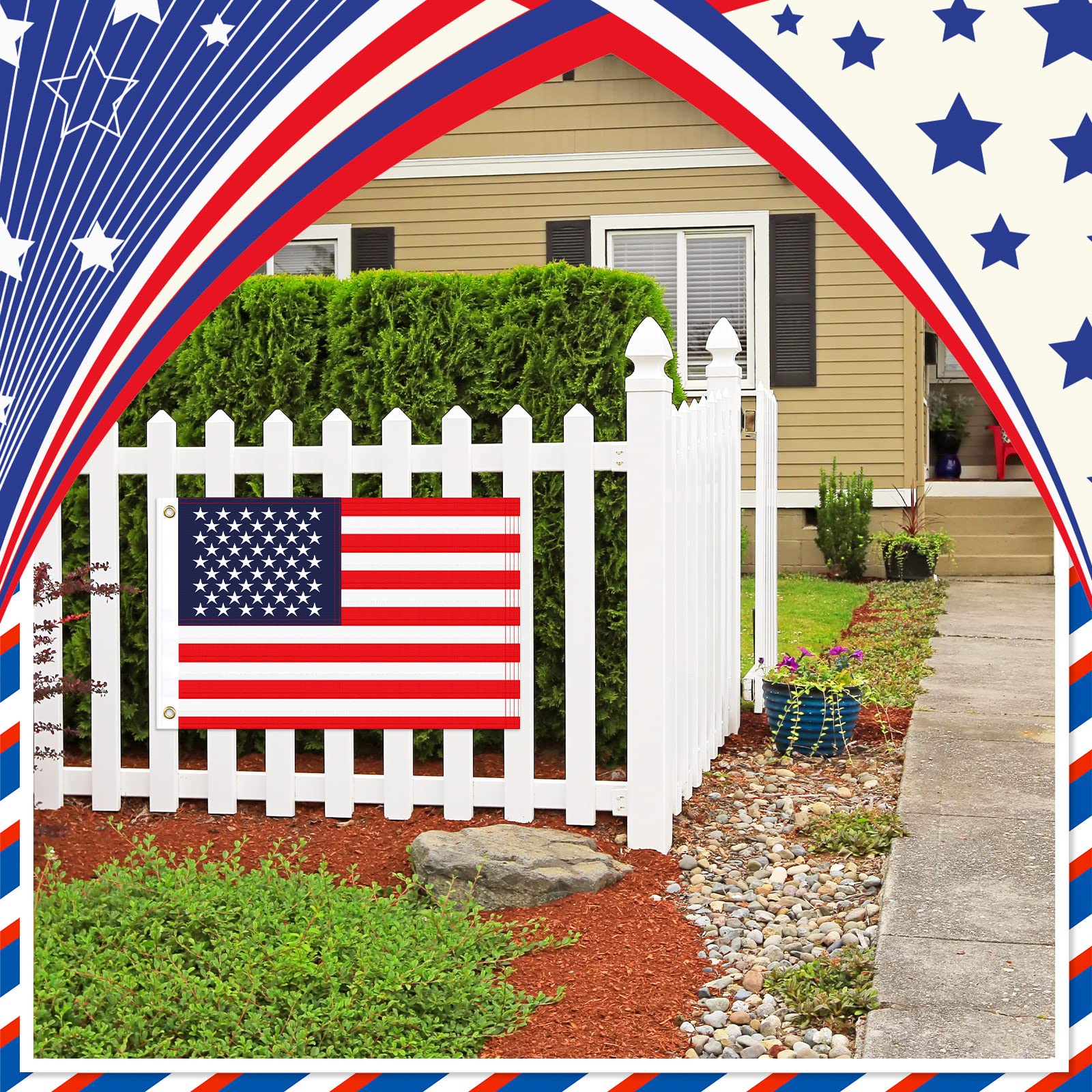 Amazon.com : Breling American Flag for Boat Bike Car,12 x 18 Inch