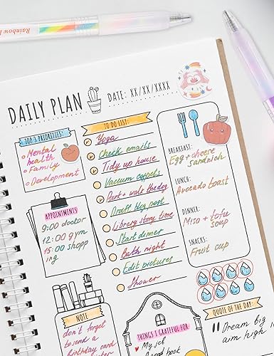 Miniatura 10 de NiArt Bolígrafos de gel retráctiles con purpurina, 16 colores radiantes con acabado único de perla, punta fina de 0.028 in, escritura suave y agarre