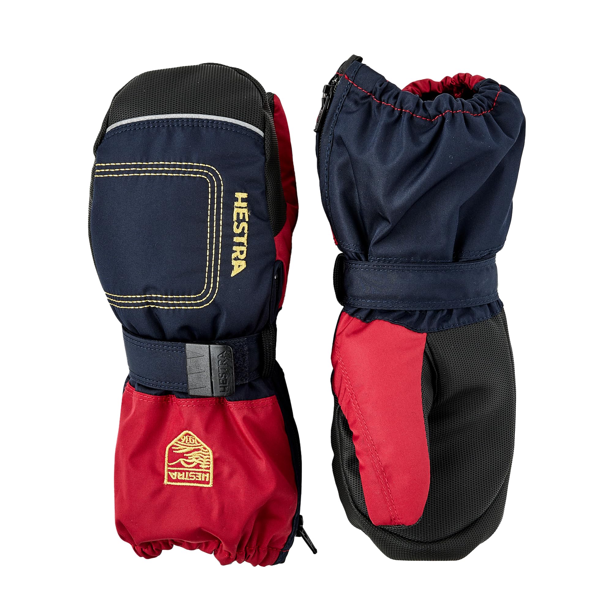 Hestra Baby Zip Long Mitt (Child 1-9yrs) | Waterproof, Insulated Mittens for Toddlers &amp; Kids for Winter &amp; Playing in the Snow
