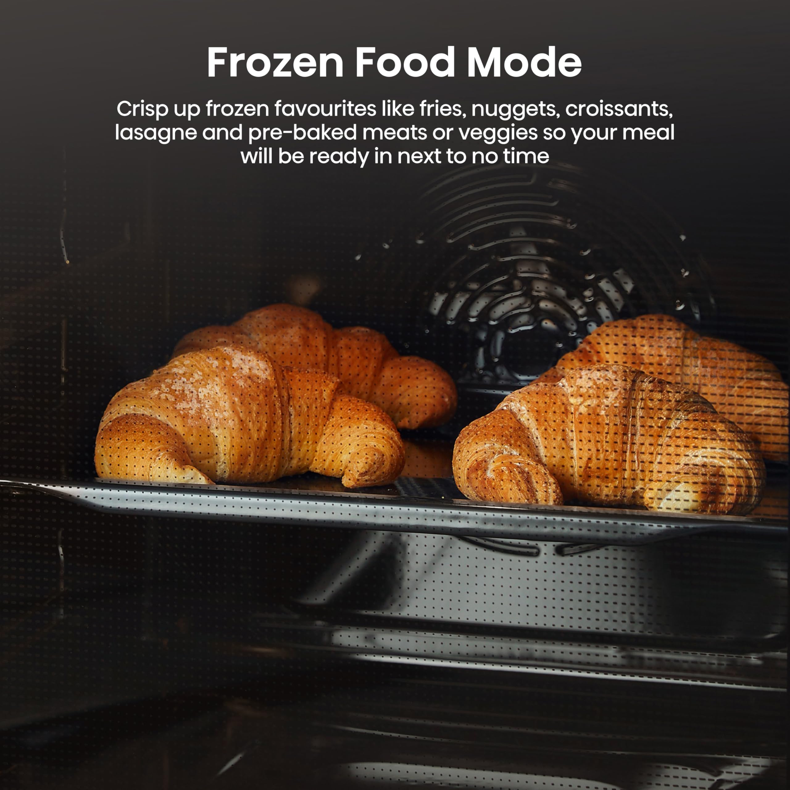 Hisense BI622AXPGUK - Built-in 77L Electric Single Oven - Stainless Steel with Even Bake, 300°C Pizza Mode, Frozen Food Mode, Steam Clean - A Rated, Extra Large — view 16