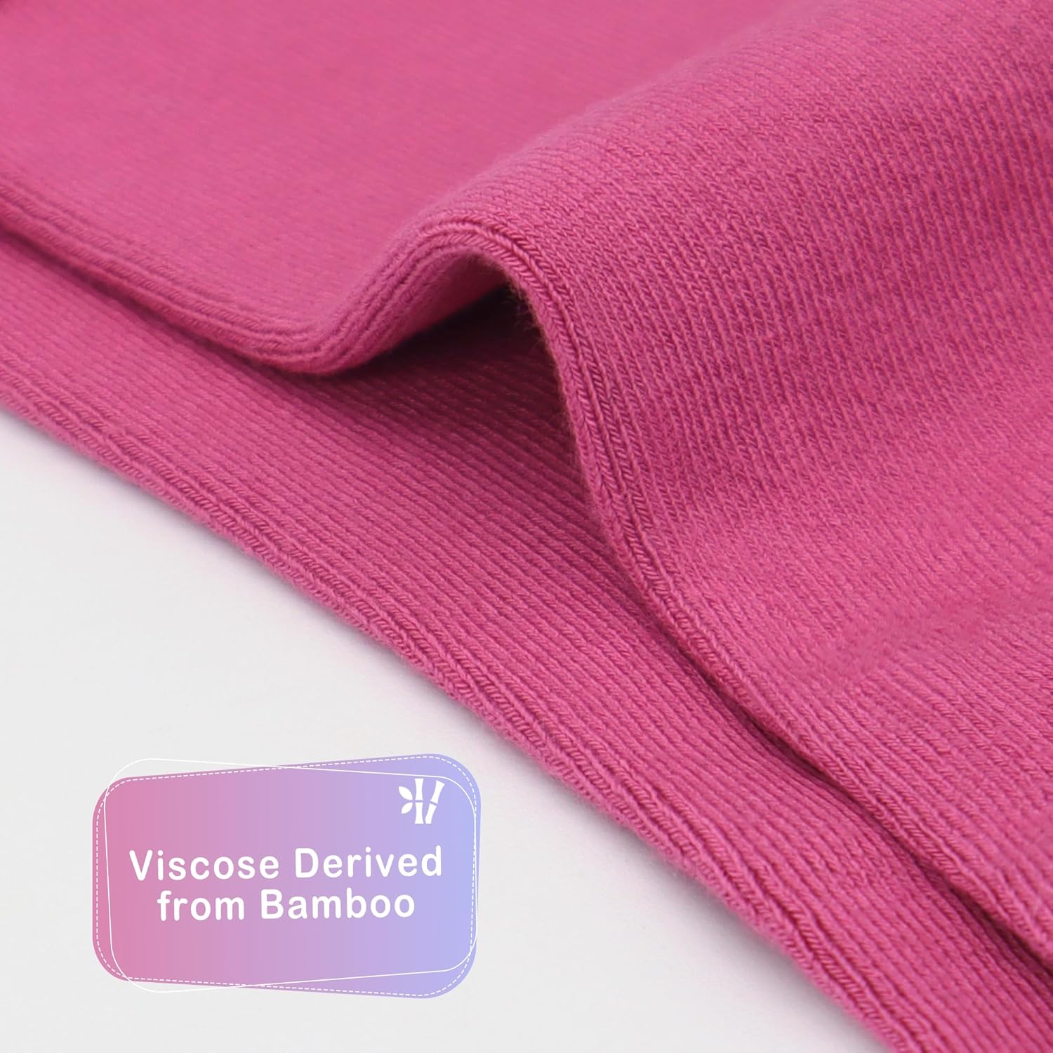 SERISIMPLE Viscose Bamboo Kids Crew Socks School Anti Odor Socks for Boys Girls Uniform Light Weight Flat Seam Socks 5 Pairs - Image 4