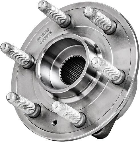 Miniatura 4 de Detroit Axle - Par de cubos de rodamiento de rueda 513289 para Cadillac SRX 2010-2016, Saab 9-4X 2011, rodamientos de rueda delantera o trasera y