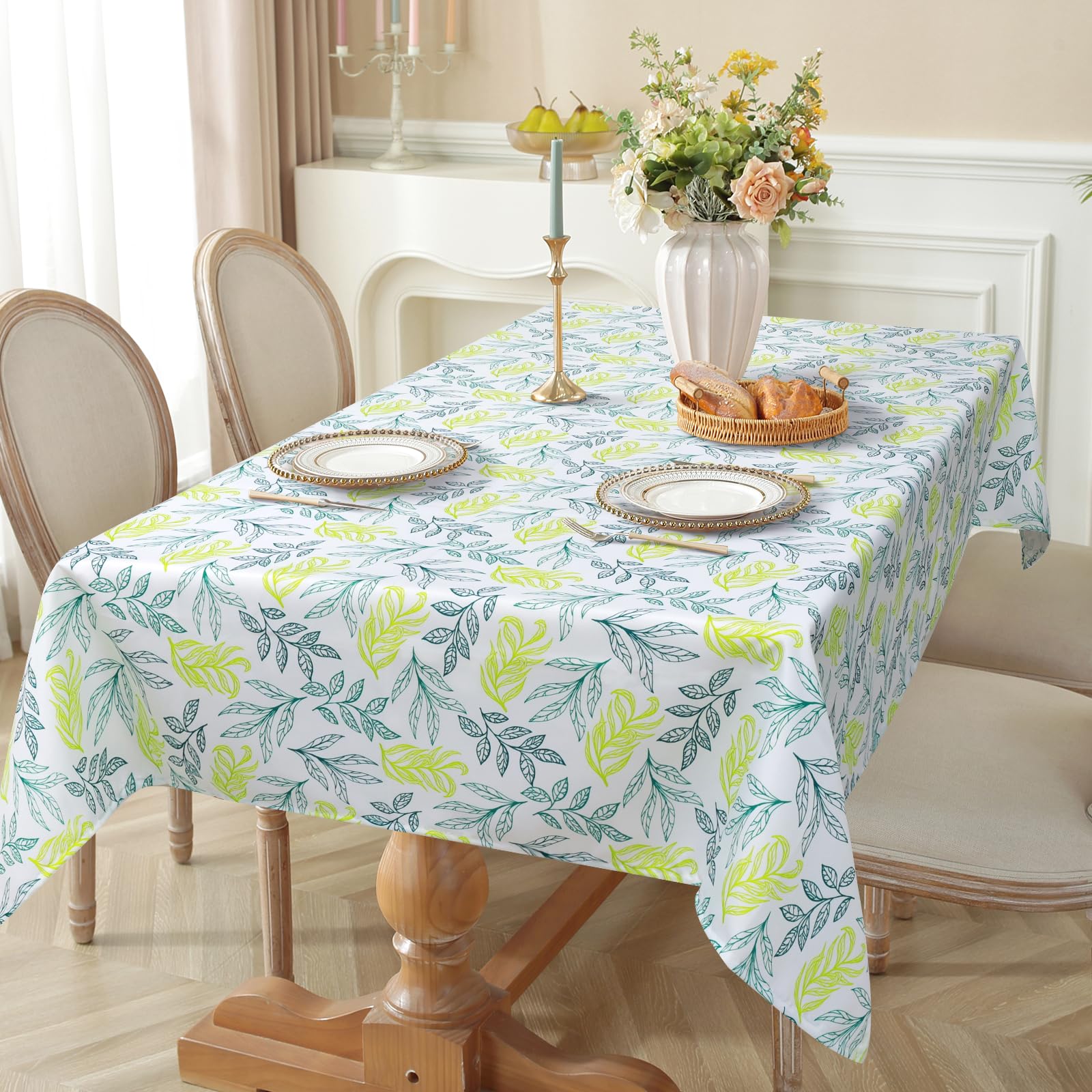 Decoración Mesa Rural Mantel Rectangular Arquiel Pájaros Retro -  Impermeable Antimanchas Verde 140x180cm Mantel Pájaros Retro Rural, image size:1600x1600