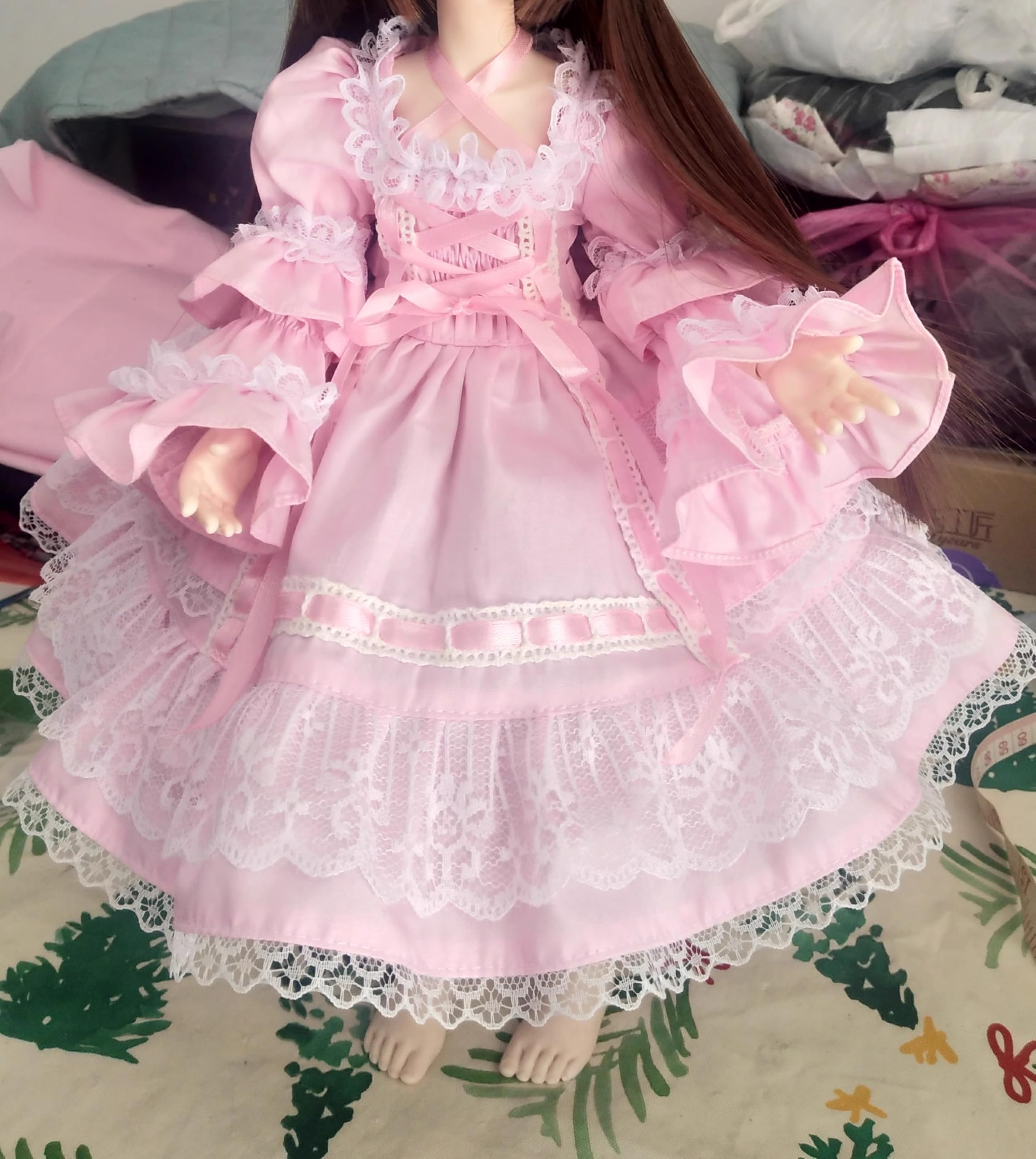 Amazon.co.jp: MDD.MSD.SD.DD.幼SD 少女 お洋服 ドレス ドール服