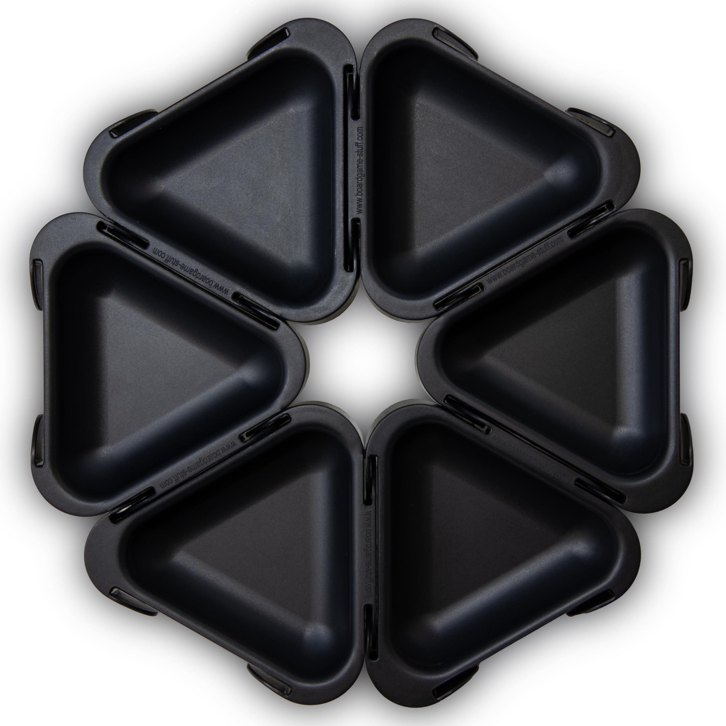 Boardgame Stuff – 12er Set Token Schälchen - Brettspiel Zubehör - Aufbewahrungsschälchen für Brettspielzubehör - Ressourcen Schalen für Brettspiele - Aufbewahrung für DND Coins - Token Trays - Chips