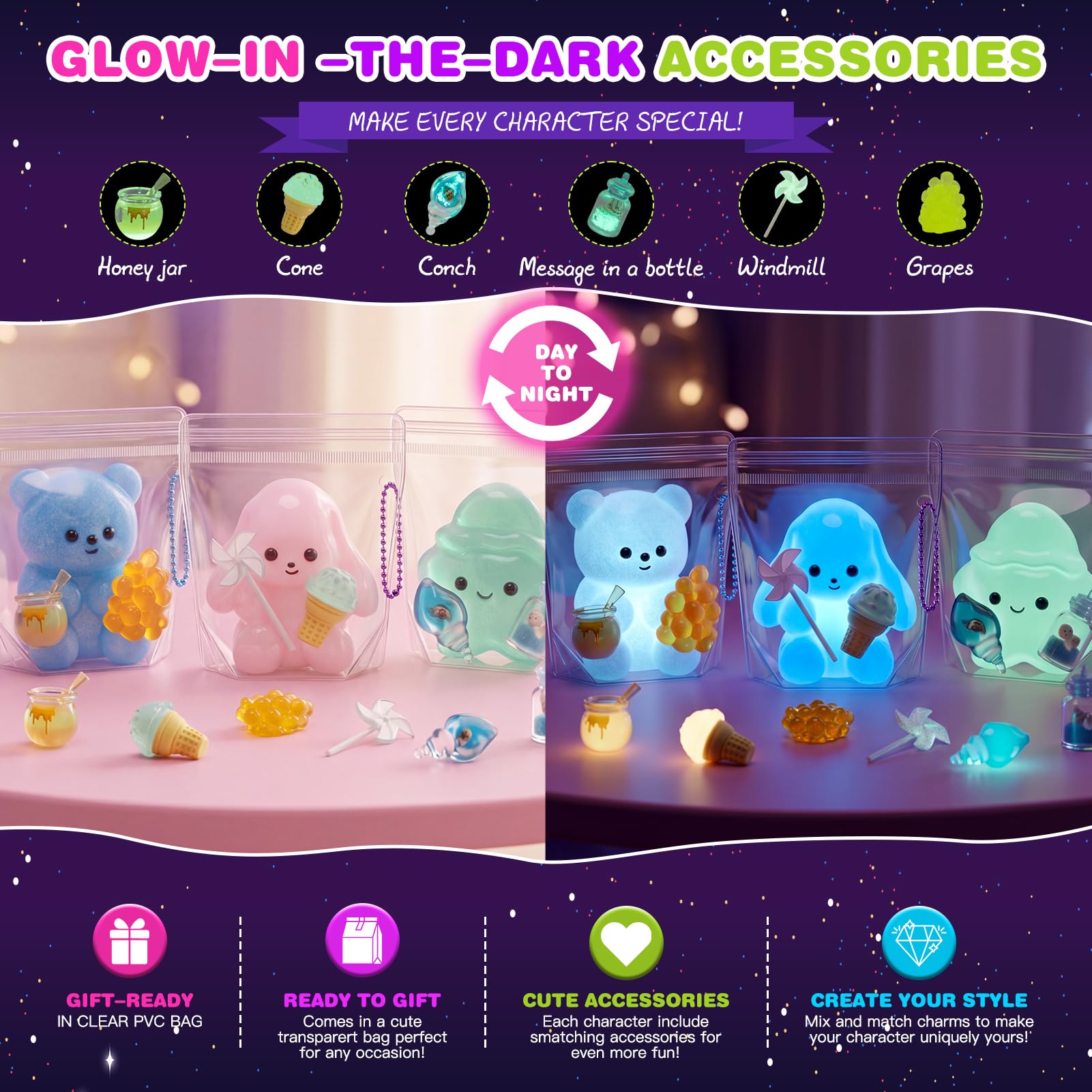 DIY Glow in the Dark Squishy Making Kit -4