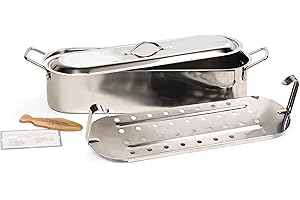 RSVP Endurance Collection Fish Steamer for Cooking