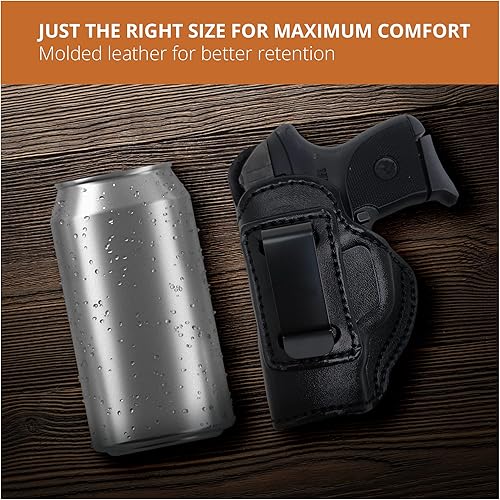 Miniatura 4 de Maxx Carry by PH - Funda de cuero para el interior de la cintura, funda oculta para pistola IWB, funda oculta de cuero para pistola Ruger LCP, funda