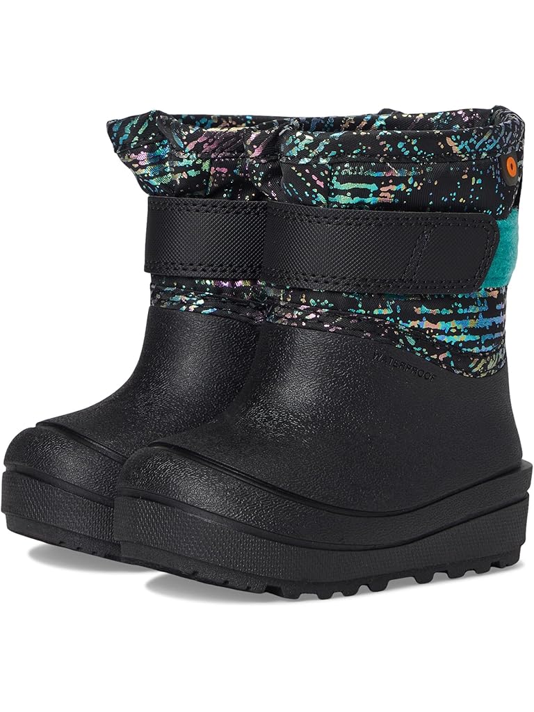 Black Bogs Baby Snow Shell - Metallic Stripe (Toddler)