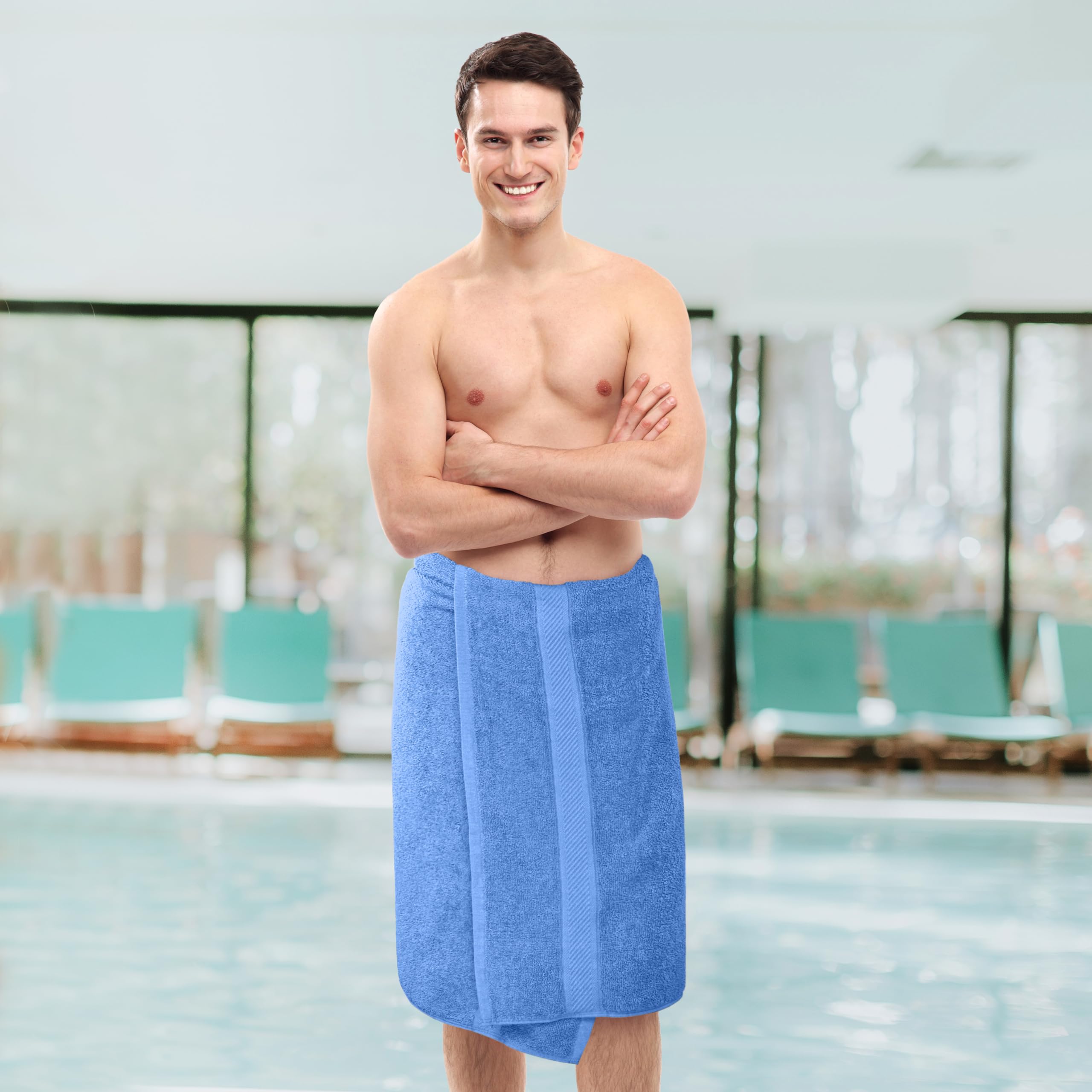 Utopia Towels - Set di 6 asciugamani da bagno, 100% cotone filato ad anello (60 x 120 cm), medi, leggeri e altamente assorbenti, ad asciugatura rapida, asciugamani di alta qualità per hotel, spa e
