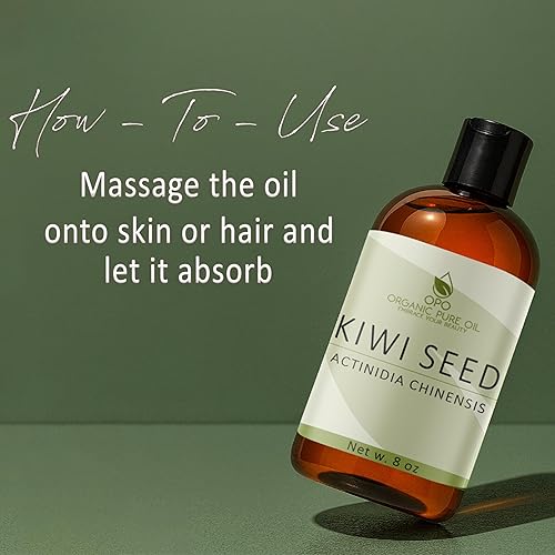Miniatura 4 de Aceite de semilla de kiwi – 8 onzas – 100% puro, todo natural, prensado en frío, sin refinar, aceite portador de alta calidad, perfecto para