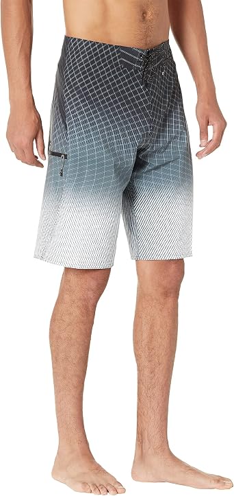 Billabong Mens Fluid Pro Boardshort, 4-Way Performance Stretch, 21 Inch Outseam, Charcoal, 33