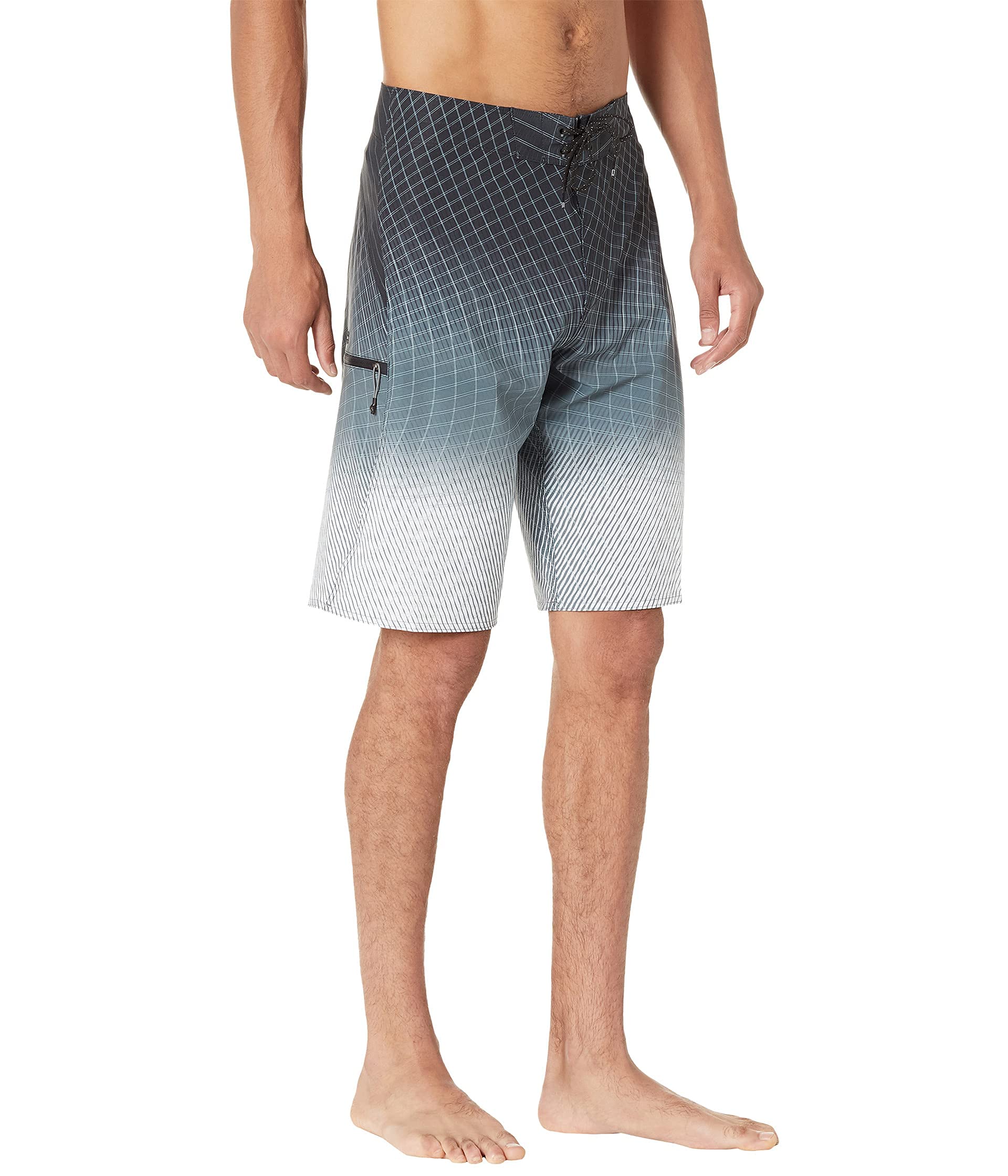 Billabong Men's Charcoal Fluid Pro Boardshort, 4-Way Performance Stretch, 21 Inch Outseam, 34