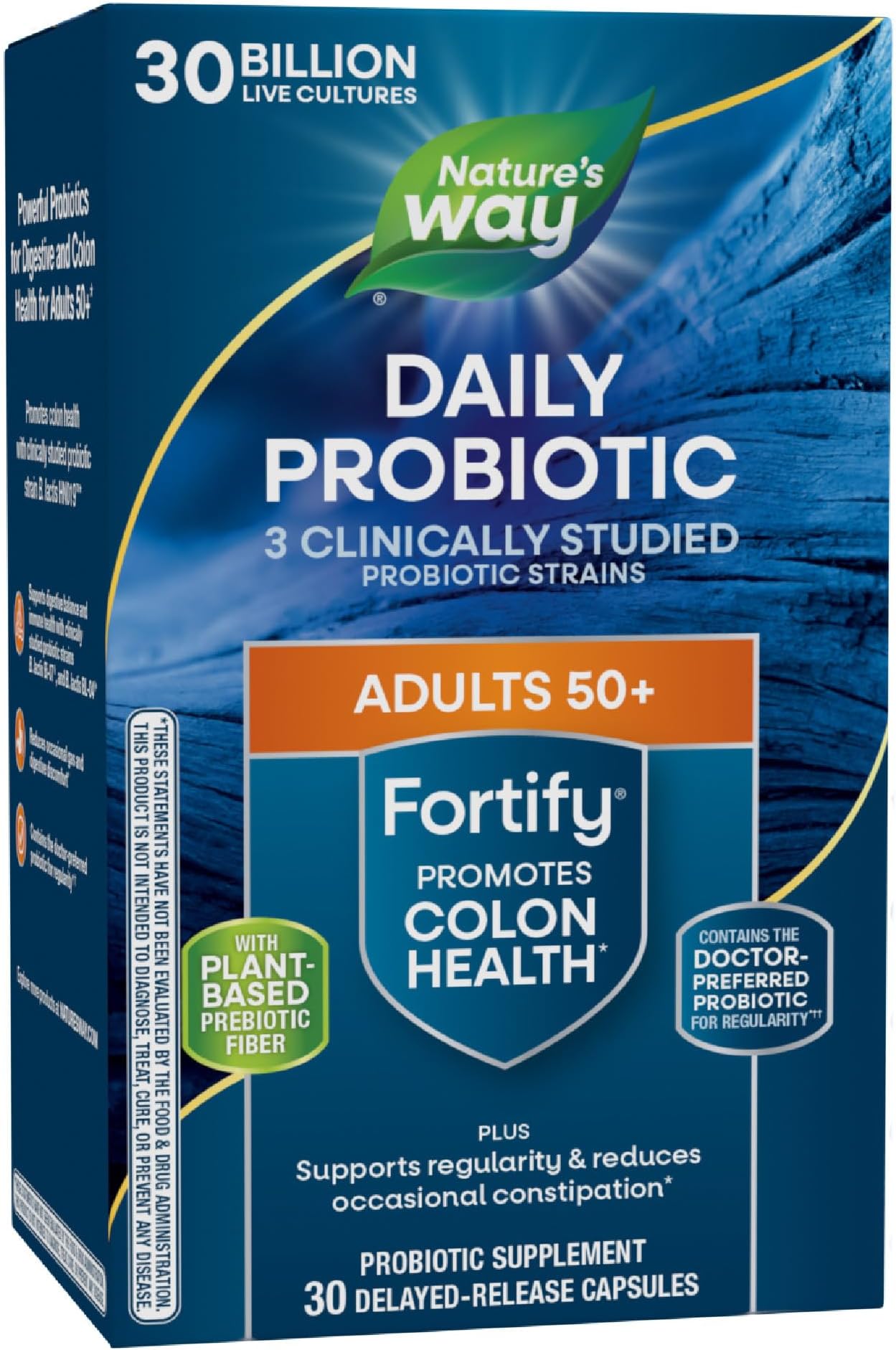 Primadophilus Fortify Age 50+ Probiotic Supplement, 30 Count