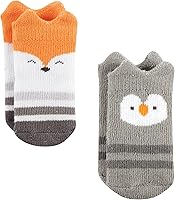 Vista 3 de Hudson Baby - Calcetines de algodón para recién nacidos y Terry para bebé niña