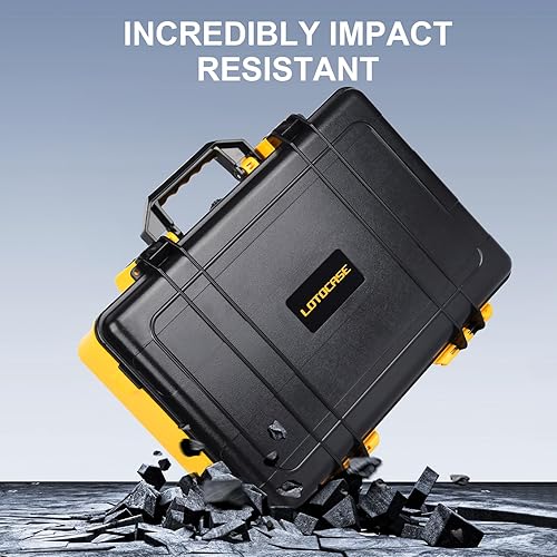 Miniatura 3 de Estuche rígido para enrutador Dewalt – Bolsa de herramientas para Dewalt 20V Max XR herramienta de enrutador de carpintería inalámbrica, caja
