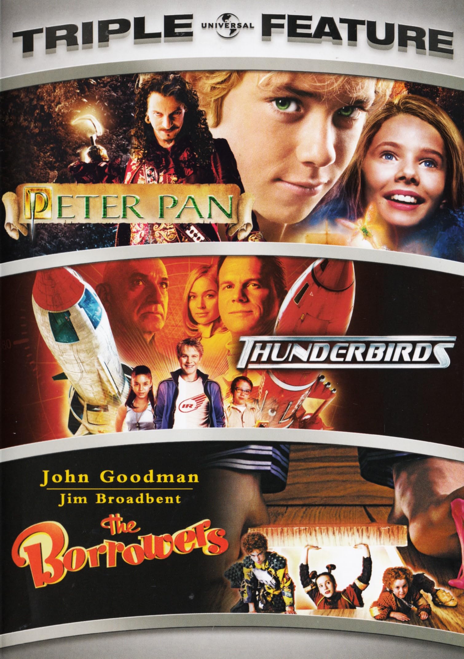 Peter Pan Thunderbirds The Borrowers Triple Feature