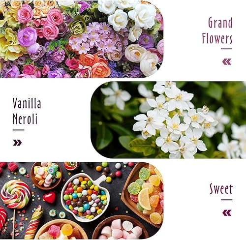 Miniatura 5 de Aceites esenciales, MitFlor - Juego de aceites aromáticos para damas, 6 x 0.3 fl oz, regalo del día de la madre, perfume, jabón y velas, aceites