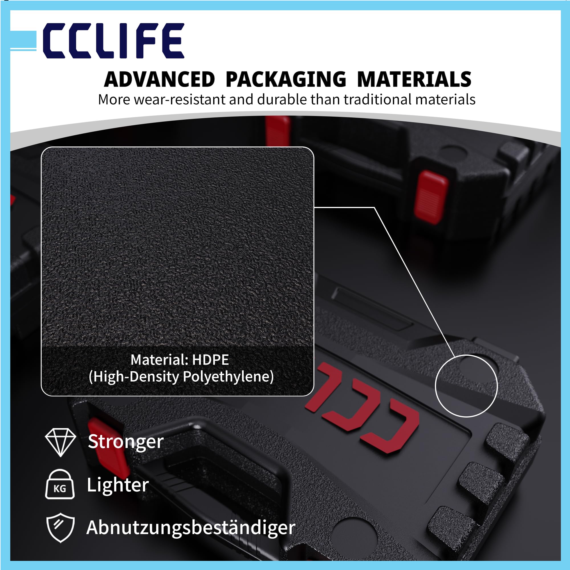 CCLIFE 5-częściowy zestaw nakrętek udarowych 1/2" do nakrętek kół