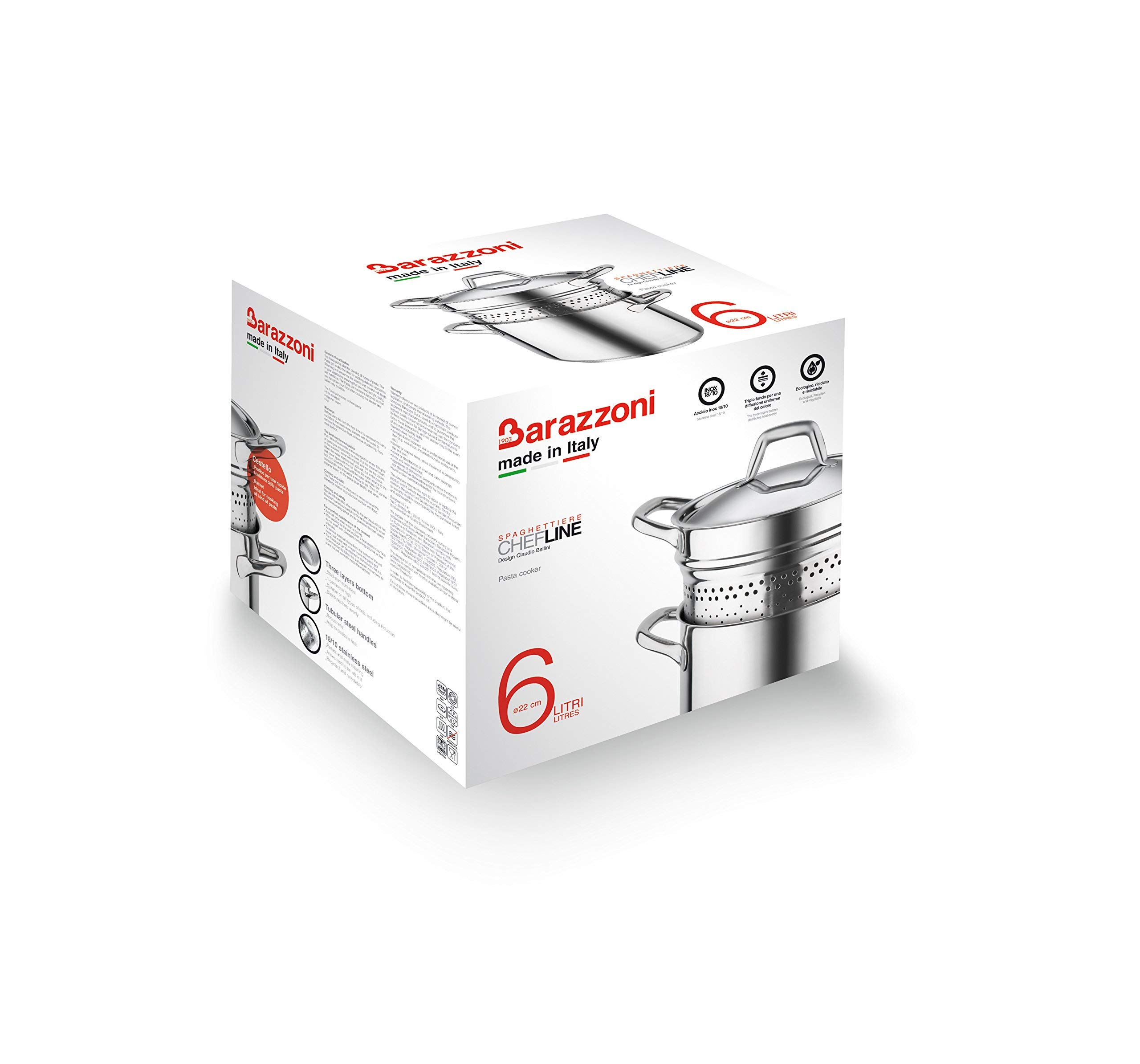 barazzoni パスタポット CHEFLINE 163049022 パスタポット CHEFLINE 163049022 Barazzoni｜バラゾーニ 通販