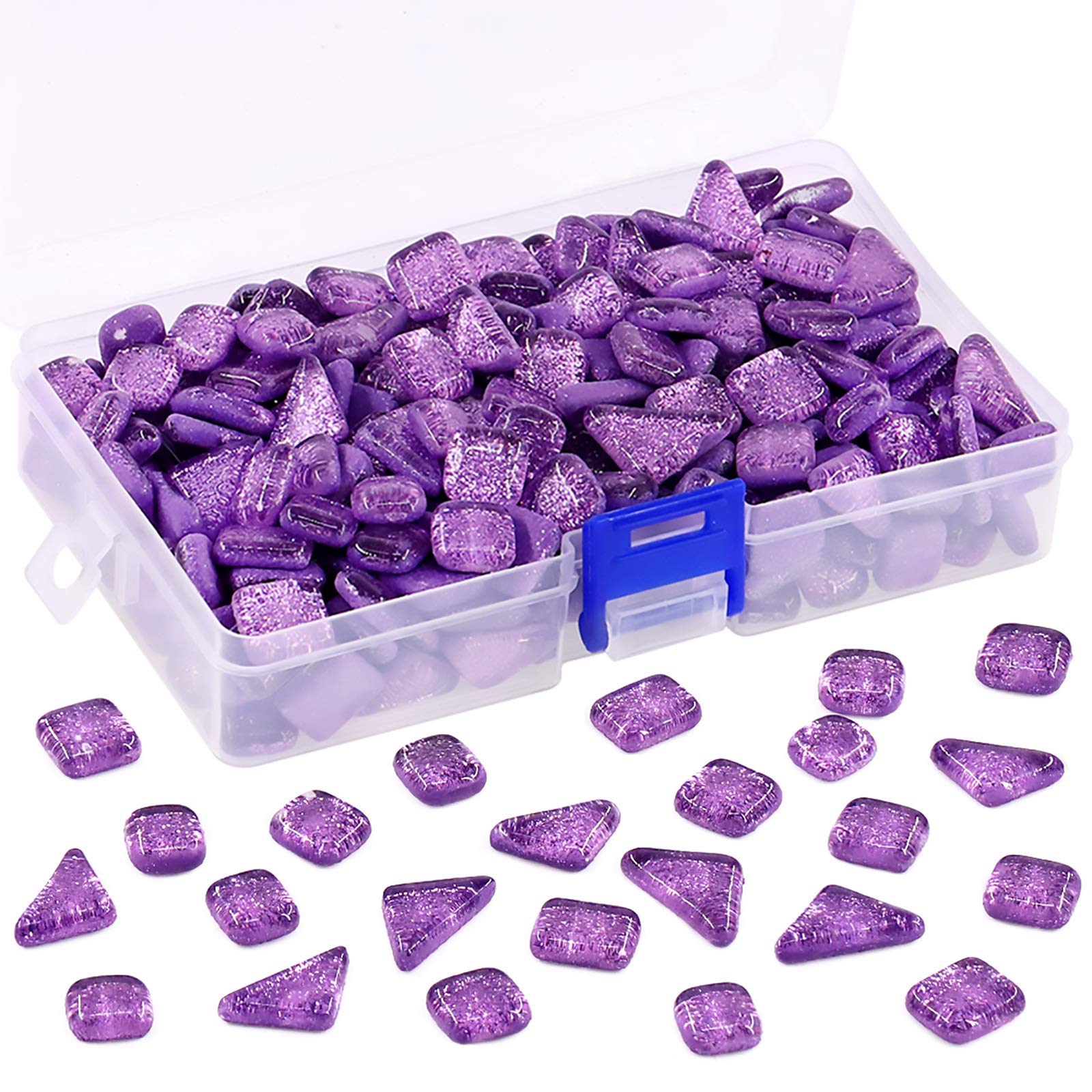 Mosaïque violette Swpeet pour réparer et embellir vos cadres et vases