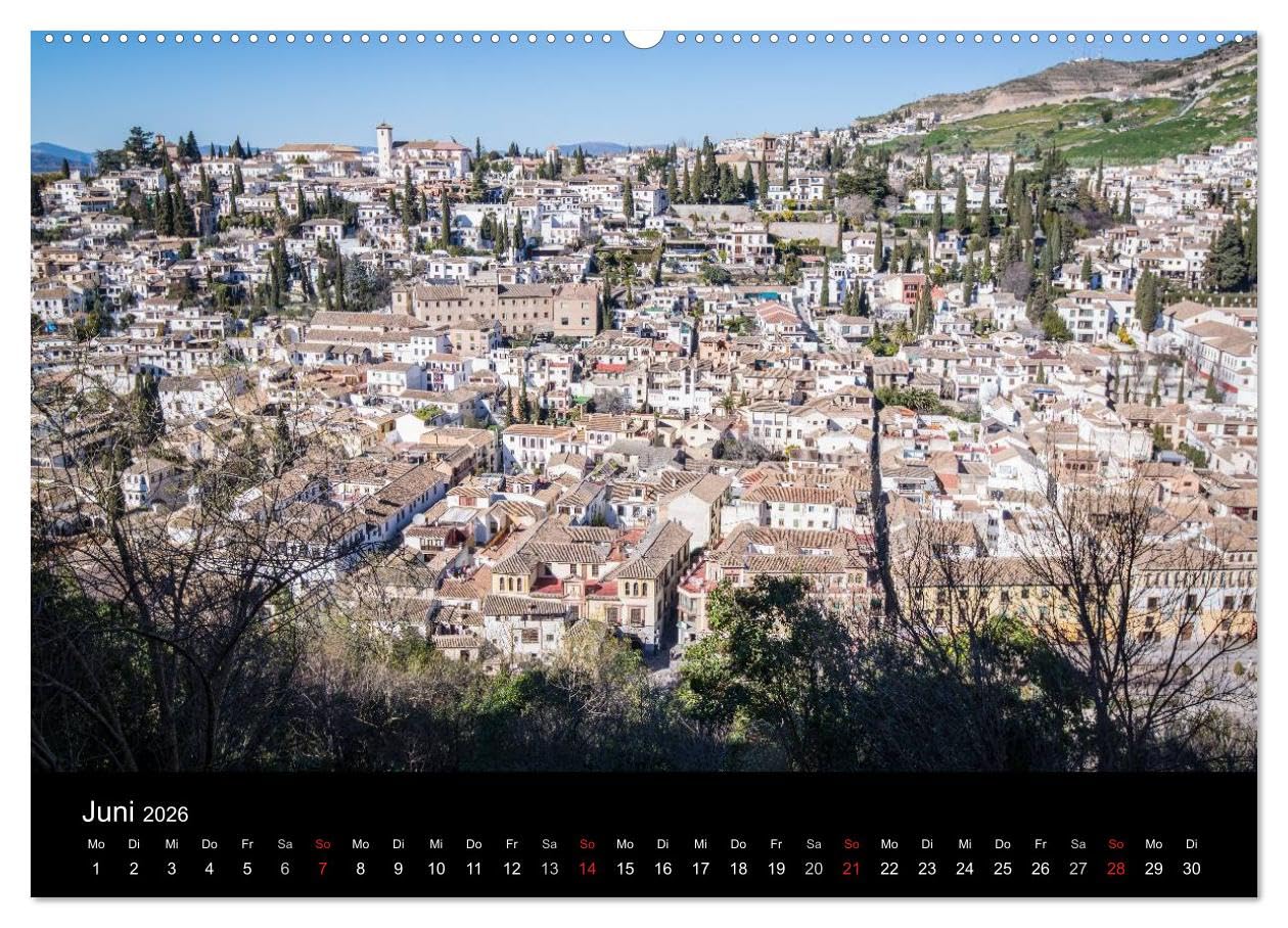 Andalusien (hochwertiger Premium Wandkalender 2026 DIN A2 quer), Kunstdruck in Hochglanz: Andalusien - der "sonnige Süden" Spaniens (CALVENDO Orte)