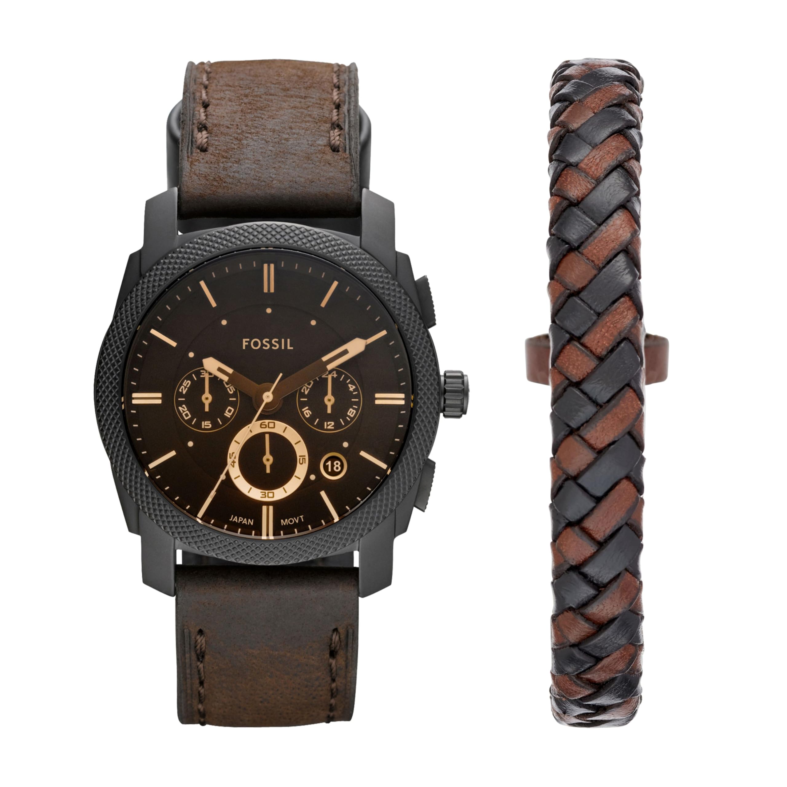 Men's Watch, Machine Stainless Steel Chronograph Watch for Men