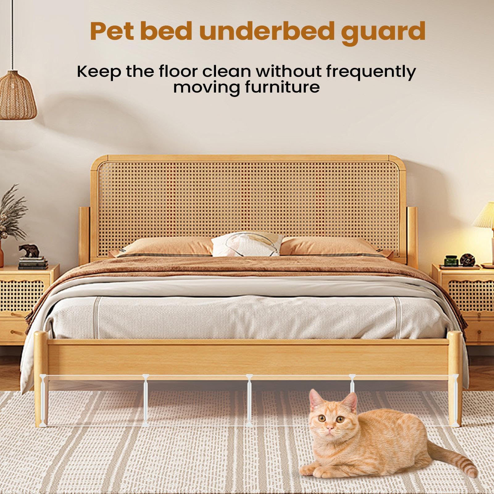 Bloqueador para Bajo El Sofá | Protectores Ajustables Transparentes,Bloqueador De Juguetes para Sofá - para Gatos Perros Hogar Muebles Sillón Sala De Estar Dormitorio Esquina Puerta