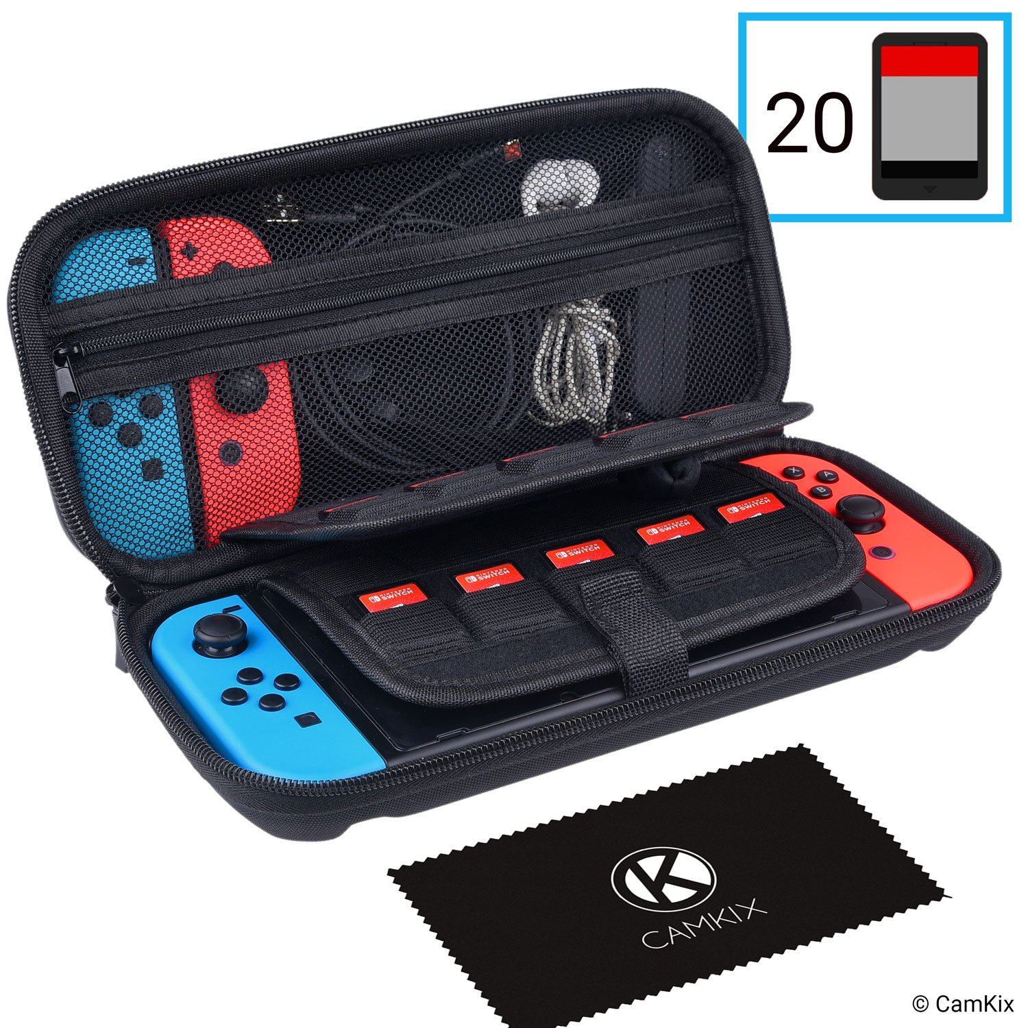 Switch ケース 専用出品 新ラインナップ追加〉大注目の多機能Switch用ゲームケース「G