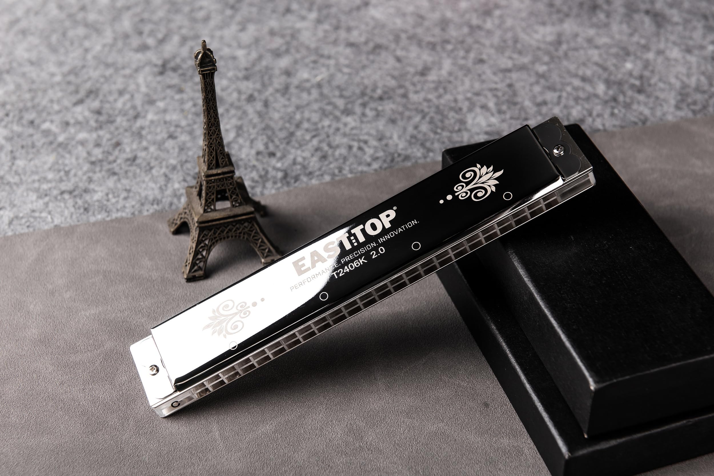 Amazon | EAST TOP ハーモニカ 複音 トレモロ ハーモニカ C调 24ホール