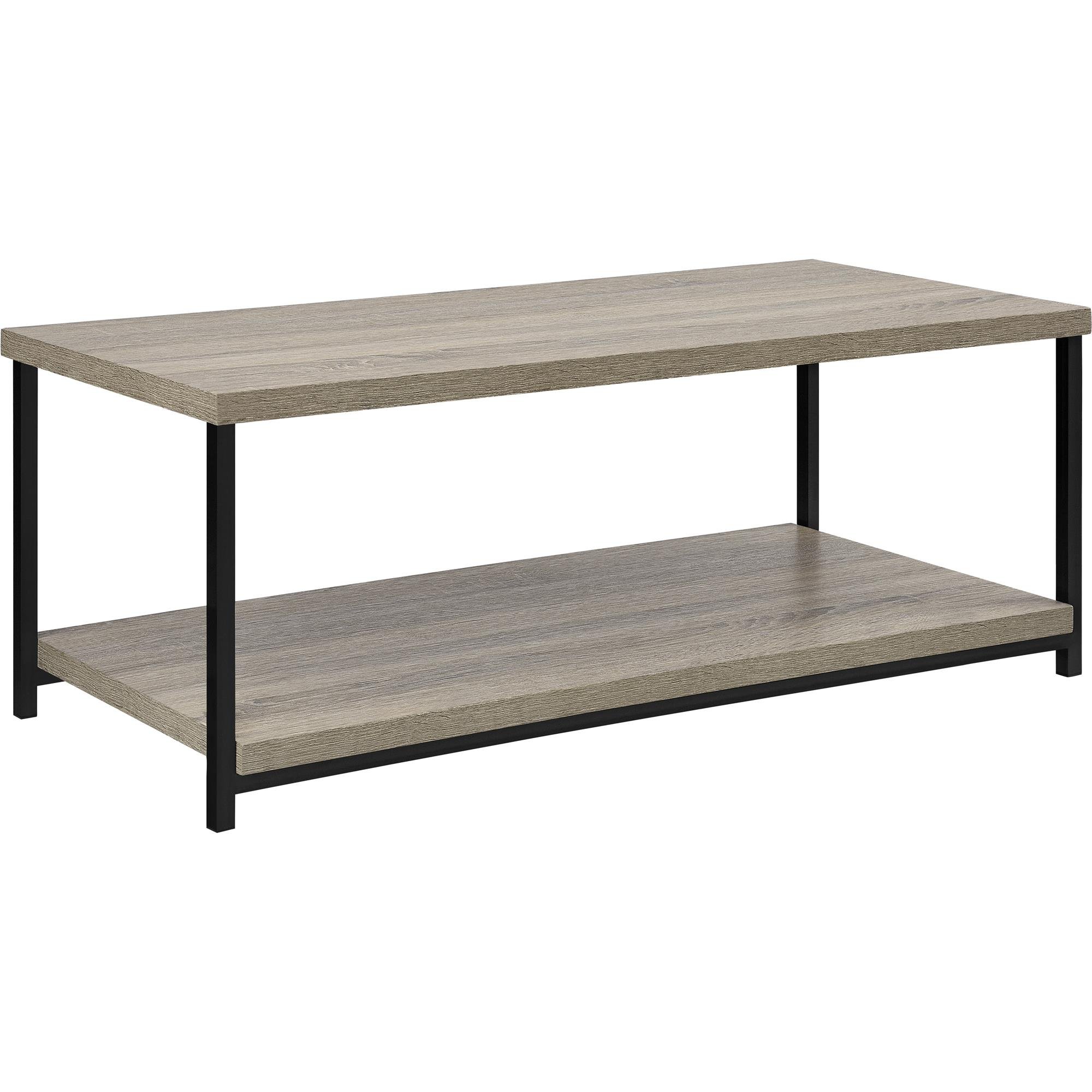 Ameriwood Elmwood Coffee Table, Grey Oak Look, 104.9 x 50.04 x 39.88 cm