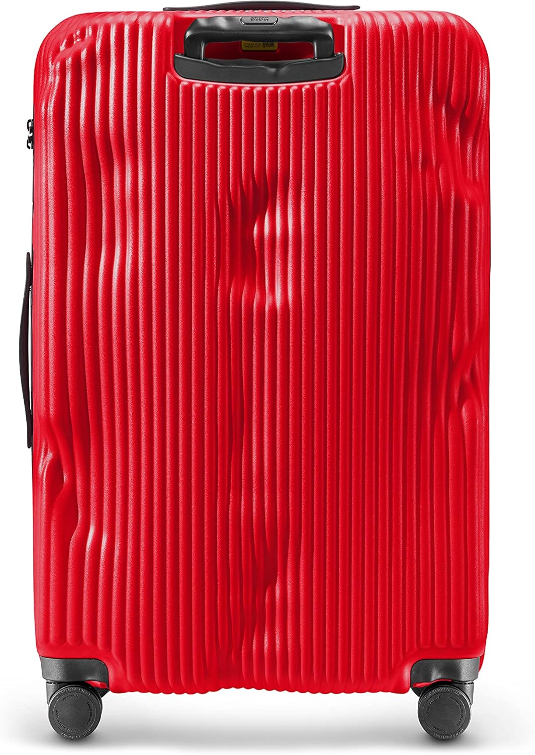 review CRASH BAGGAGE Stripe Trolley Suitcase | Red | Size - Large