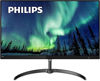 PHILIPS 276E8VJSB 27" Monitor, 4K UHD IPS, 1 Billion+ Colors, Ultranarrow Borders, Lowblue, Multiview, 4Yr Advance Replacement Warranty