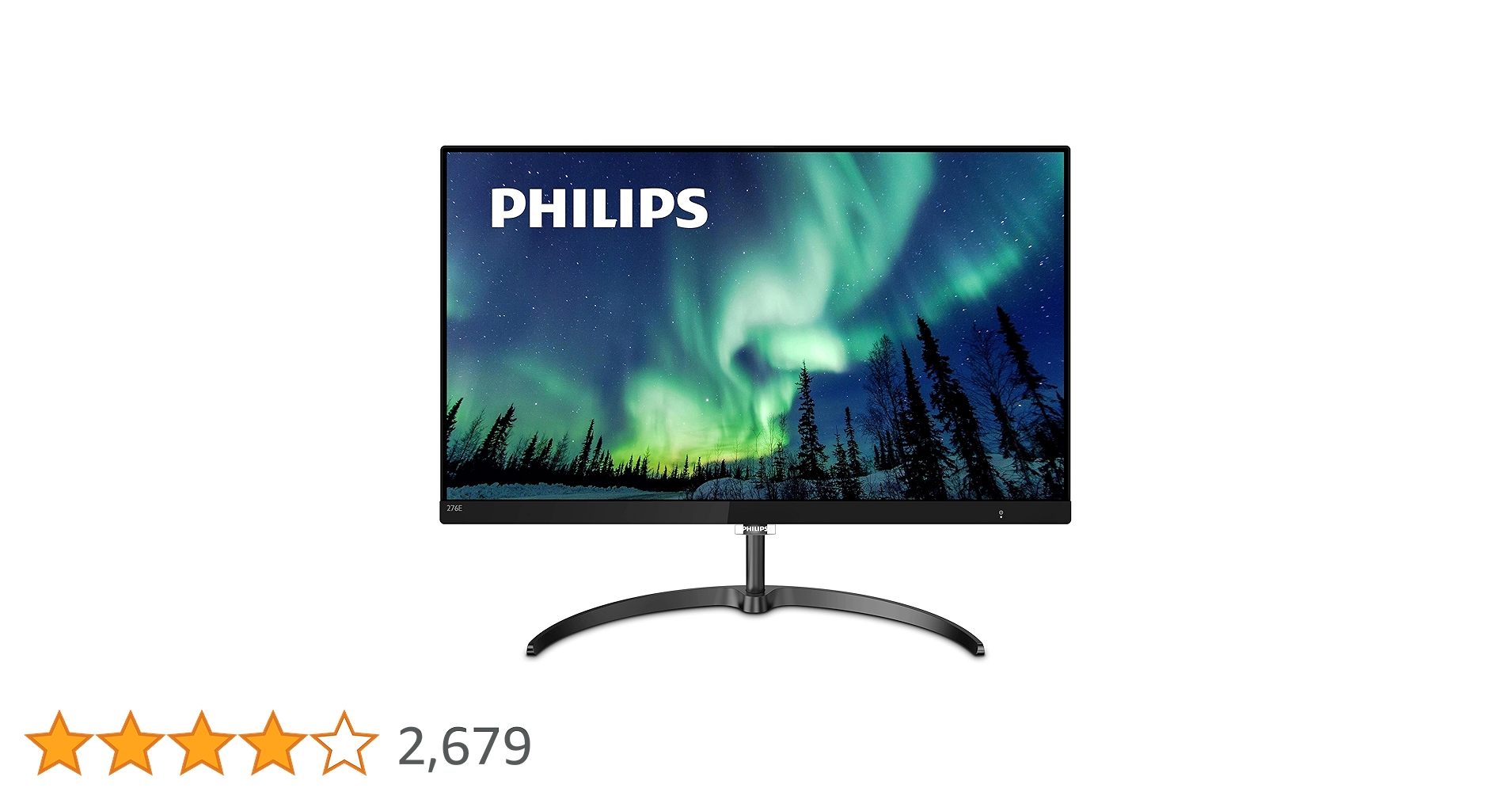 <たく >Philips 276E8V 4K 27インチ モニター Stunning 4K Ultra HD LCD Monitor with Clarity and Color.