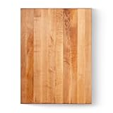 RA-Board Series Rectangular Wooden Maple Cutting Board 24”x18” – 2.25” Thick, 30-lb Reversible Butcher Block with Edge-Grain & Finger Grips – Made in the USA