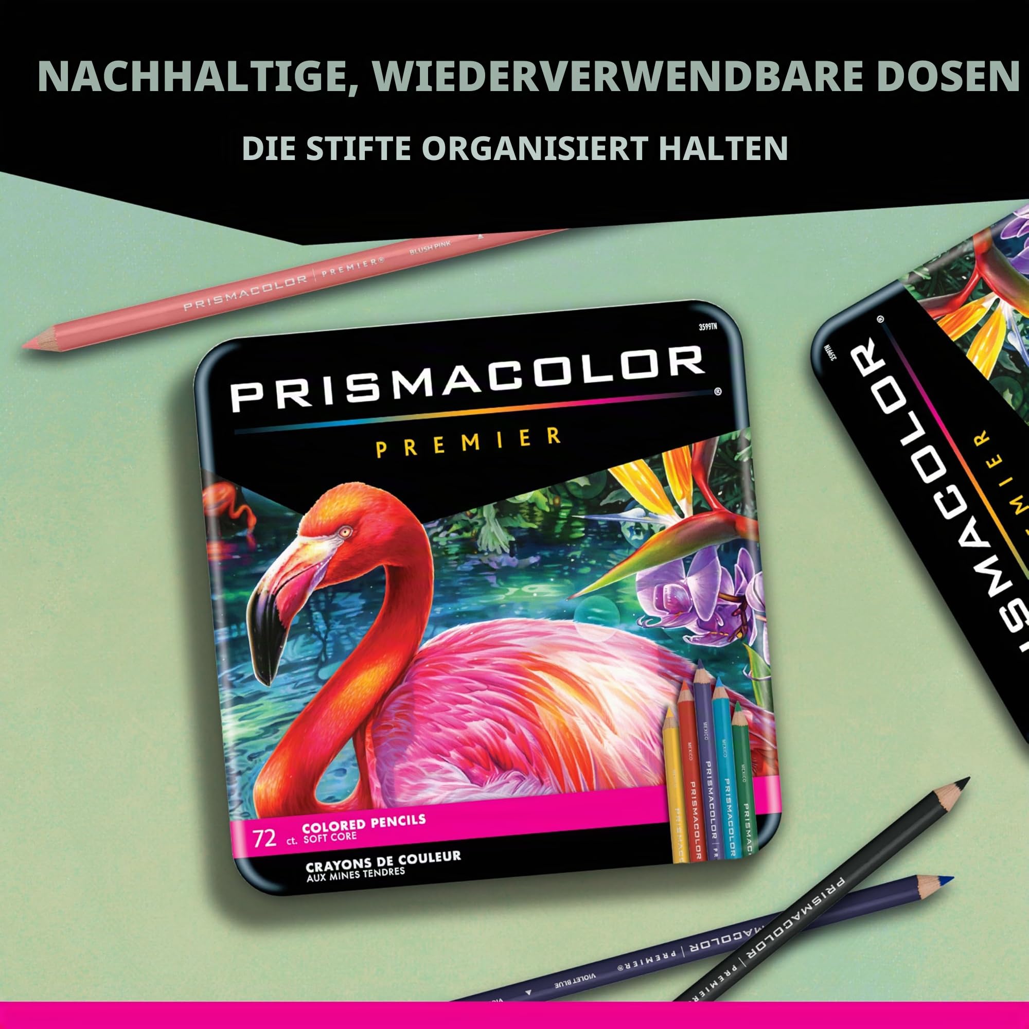 Sanford Prismacolor Premier Buntstifte, 72 Stück, Mehrfarbig
