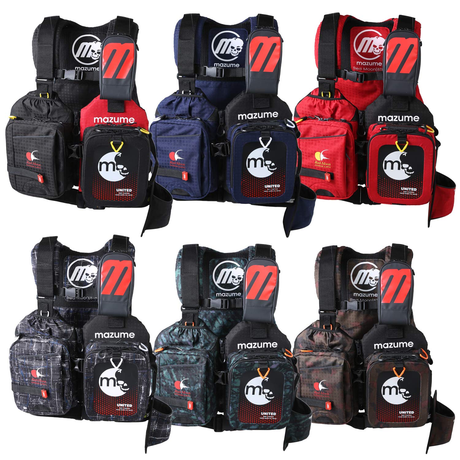 Amazon | MAZUME(マズメ) レッドムーンライフジャケットVIII MZLJ-402  