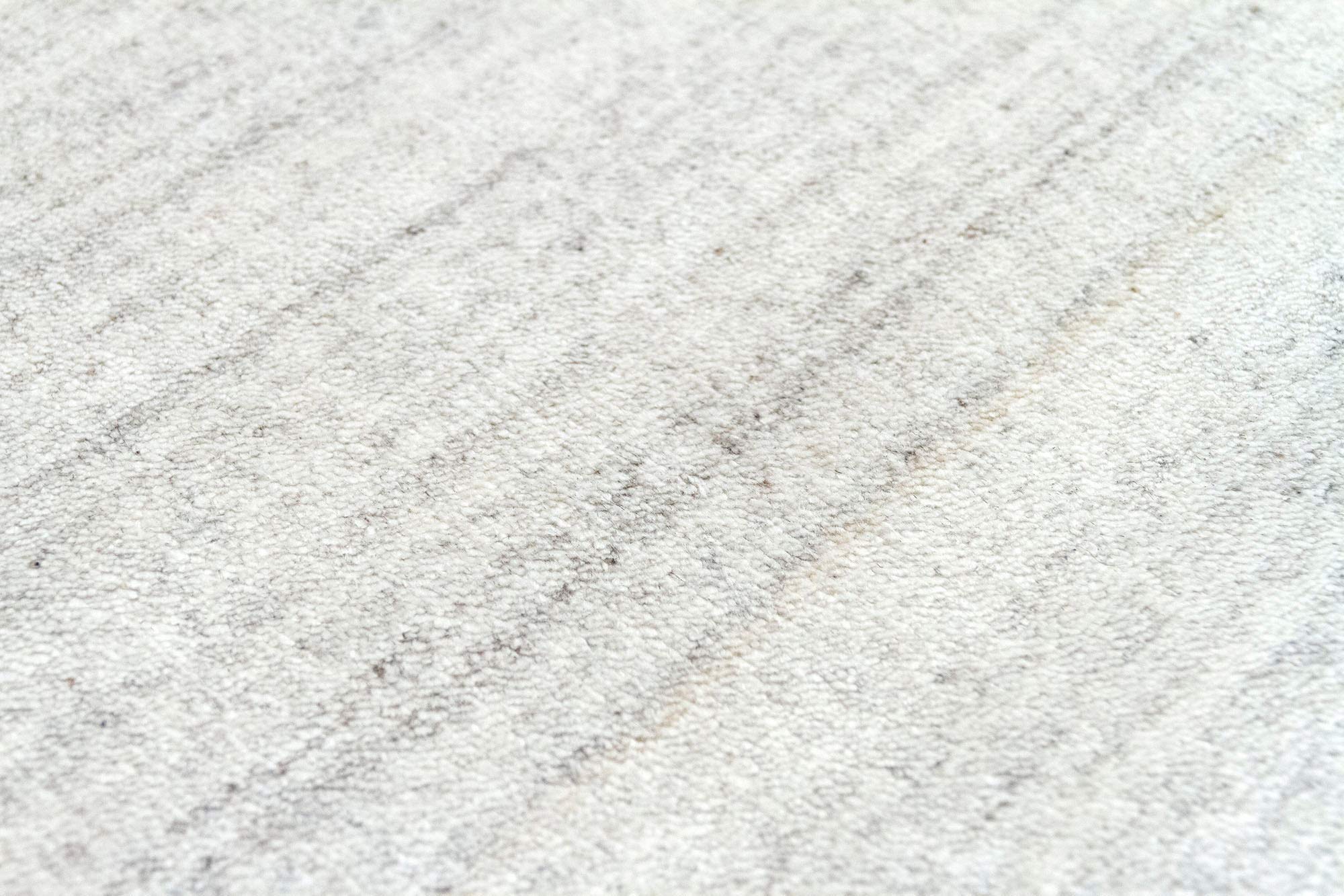 HAMID - Tapis Kavir en Laine Unie, Tapis Moderne en Laine Douce, Tissé à la Main, Laine Douce de Différentes Couleurs, Tapis de Salon, Chambre à Coucher, Salon, Ivoire (200x290cm)