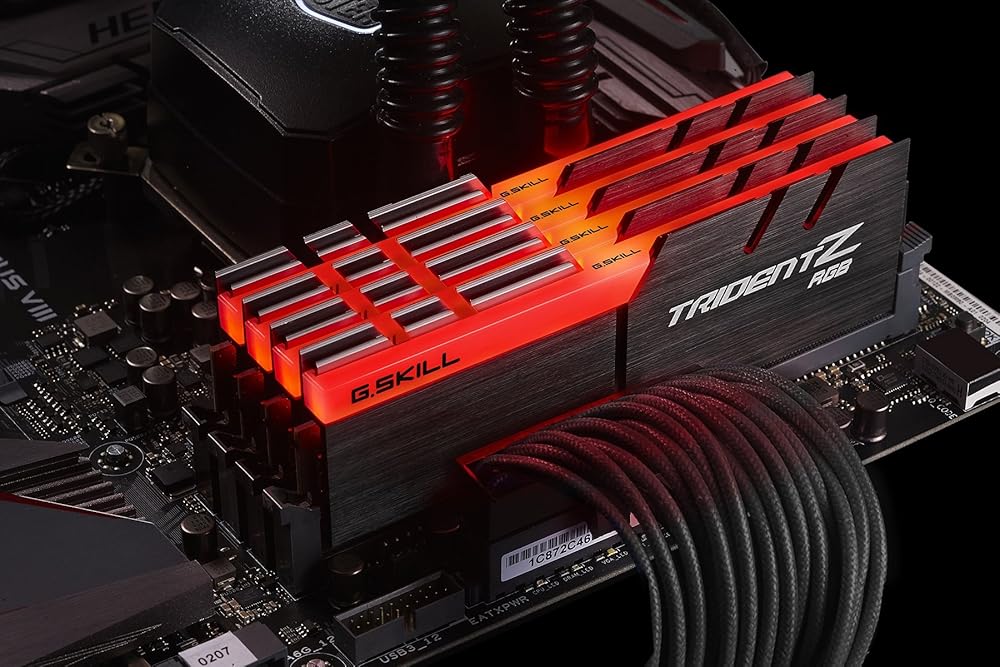 G.SKILL 32GB (4 x 8GB) TridentZ RGB Series DDR4 PC4-34100 4266MHz Desktop Memory Model thumbnail 4