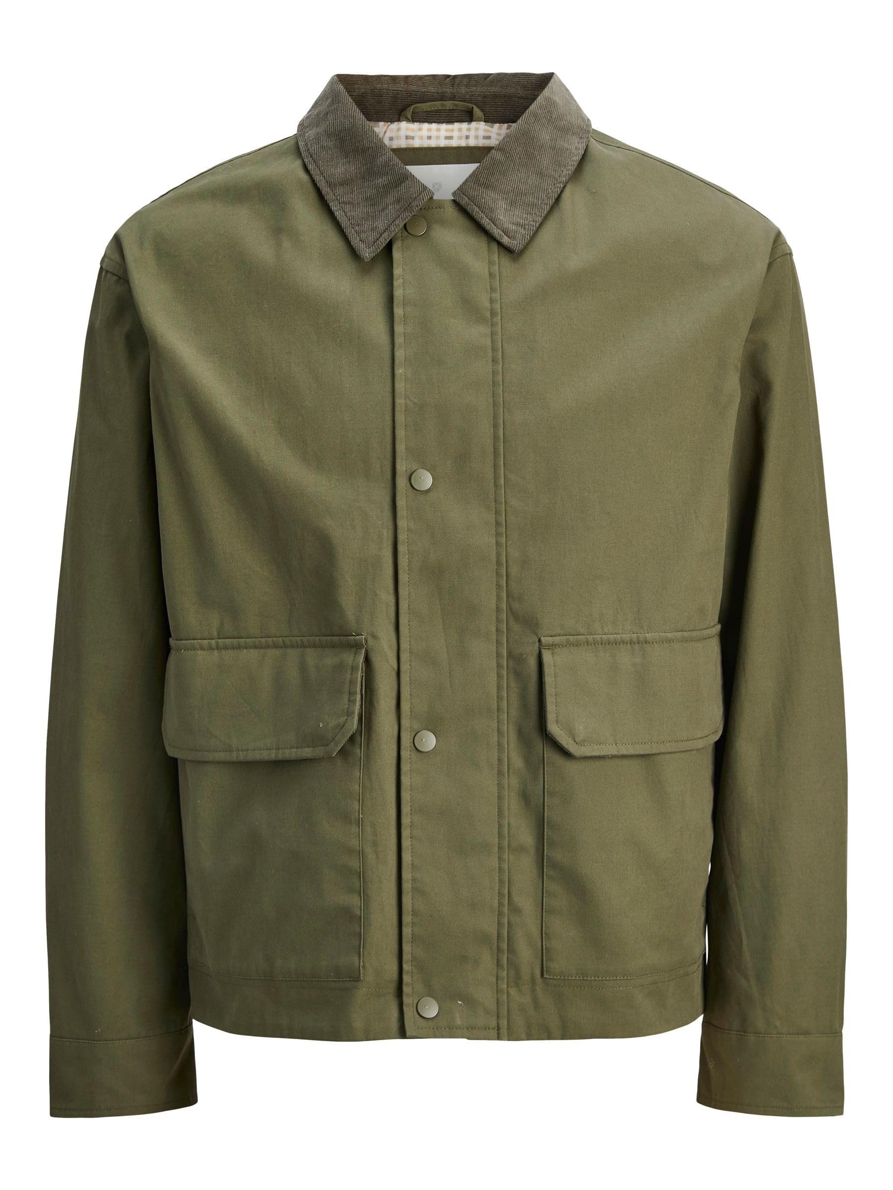 JACK & JONES Jprccriver Utility Jacket SN, Forest Night, S Men, forest night, S
