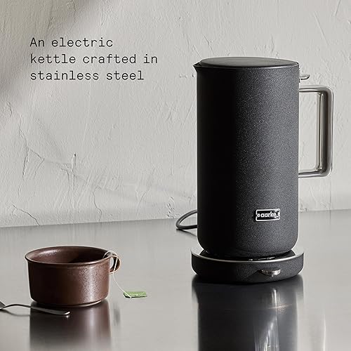 Miniatura 3 de Aarke Hervidor de acero inoxidable, perfecto para entusiastas del café y la tetera, boquilla antigoteo, construcción de doble pared, protección