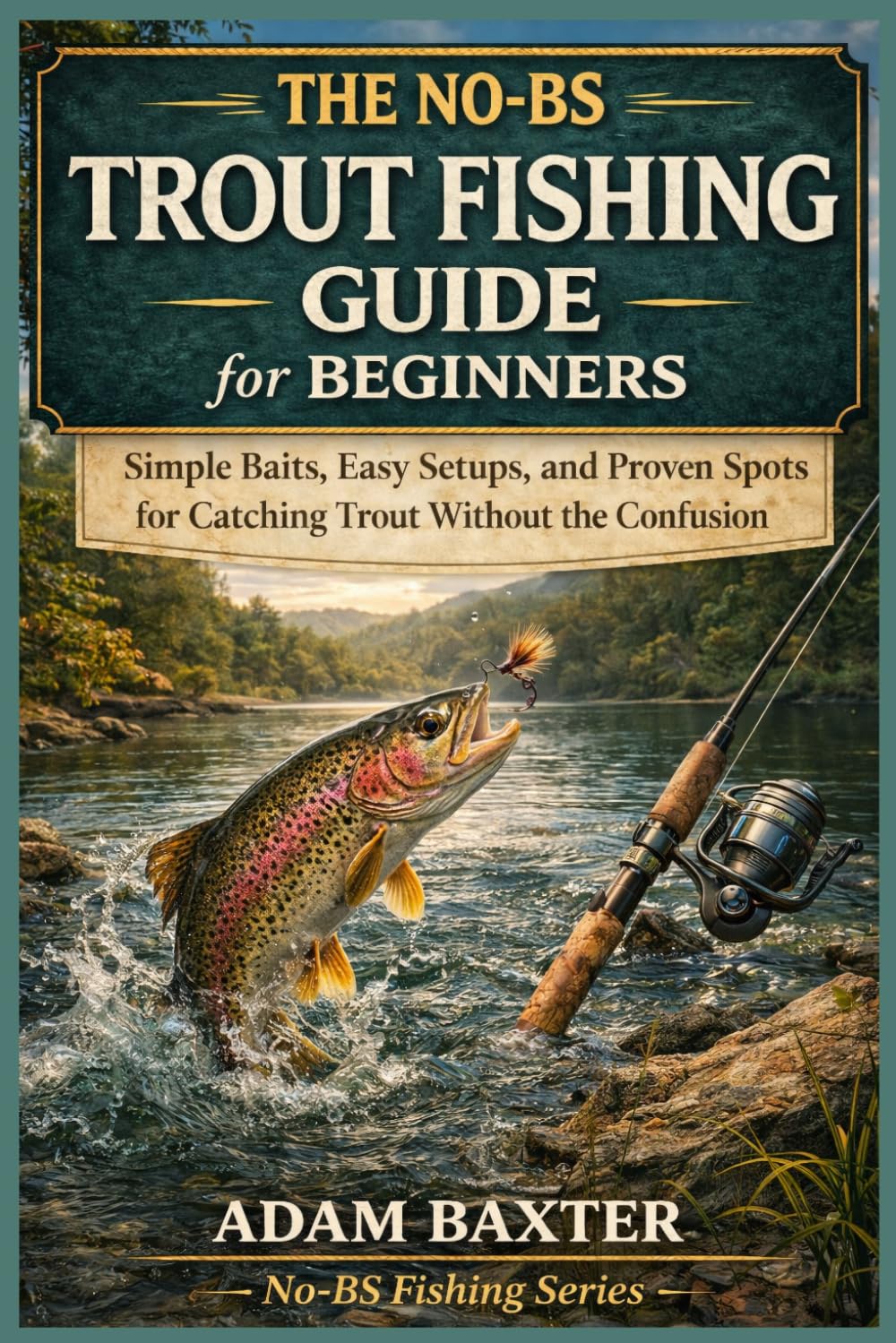 The No-BS Trout Fishing Guide for Beginners: Simple Baits, Easy Setups, and Proven Spots for Catching Trout Without the Confusion (No-BS Fishing Series)