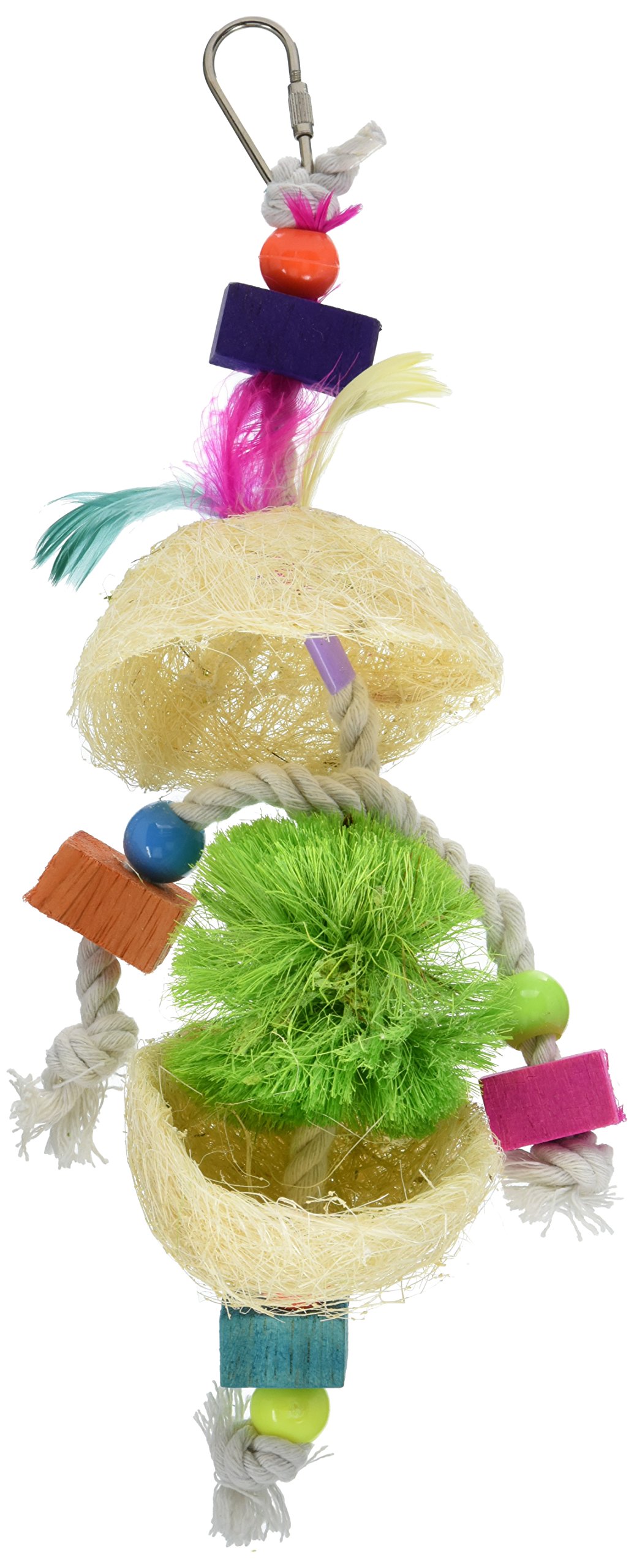 Prevue Pet Products Tropical Teasers Fireball Bird Toy Multicolor