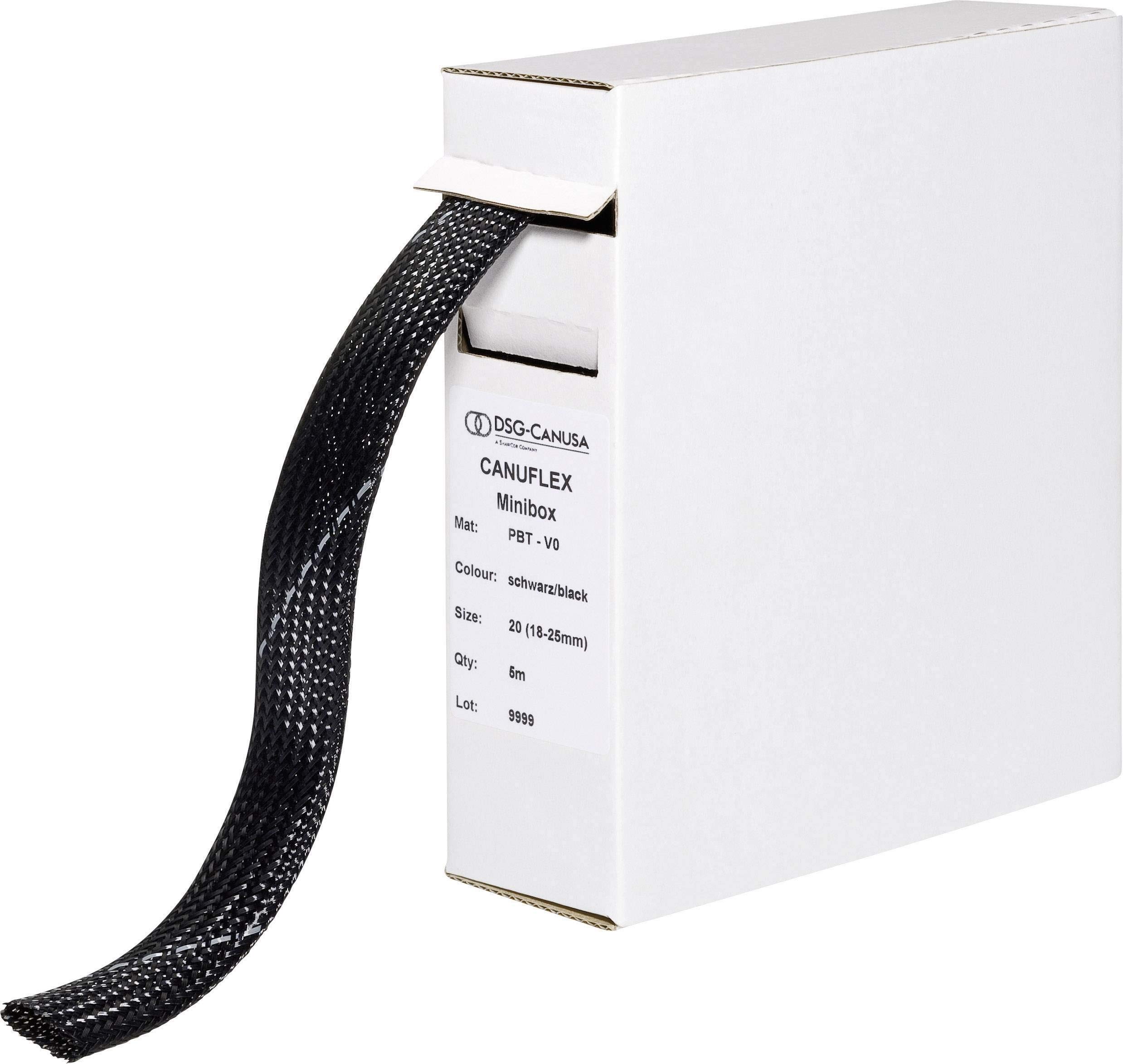 DSG Canusa 8694008951 Braided Sleeve Black Polyester 8 to 14 mm 10 m