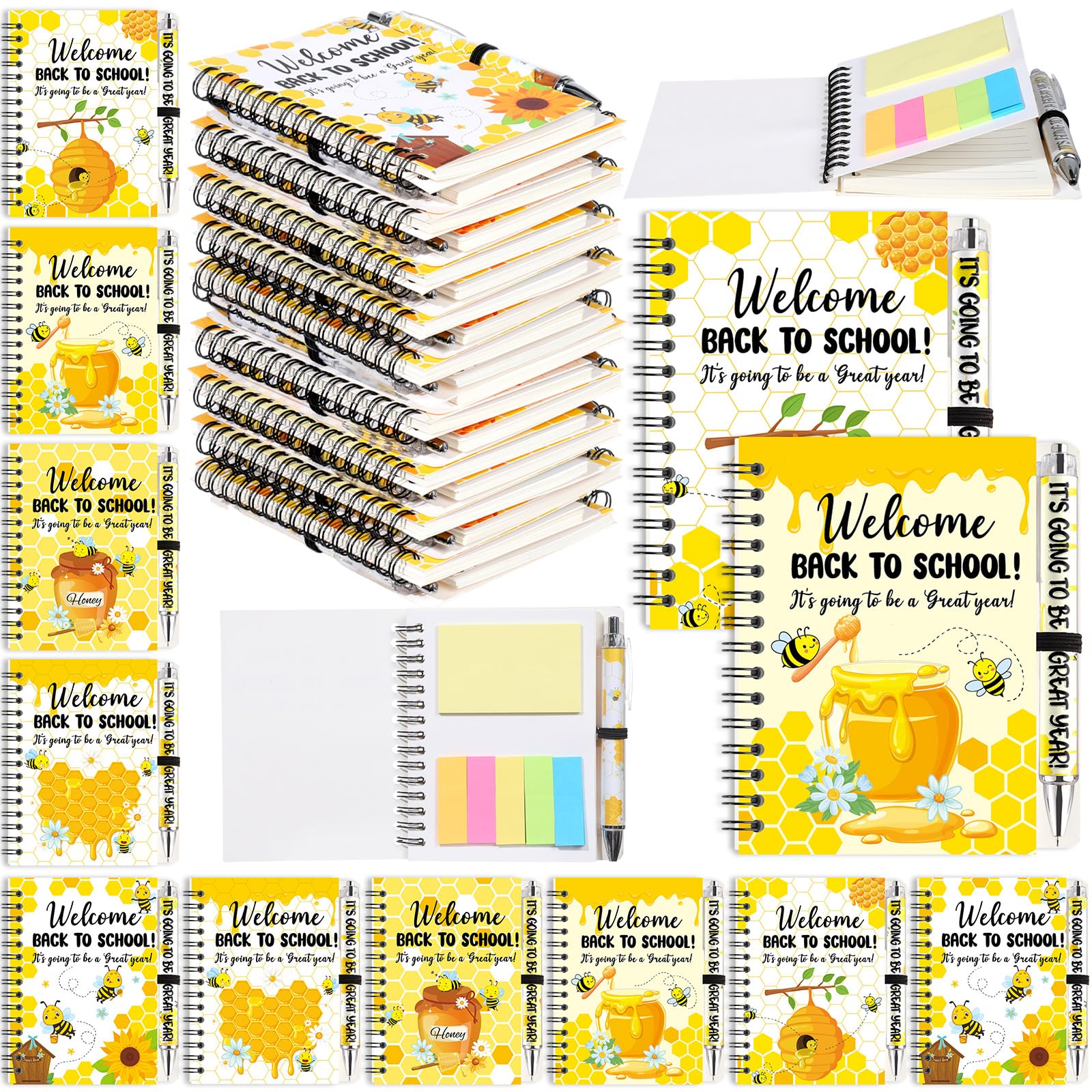 Libretas de abeja A6 evita olvidar tus tareas con este pack de notas de bolsillo 8