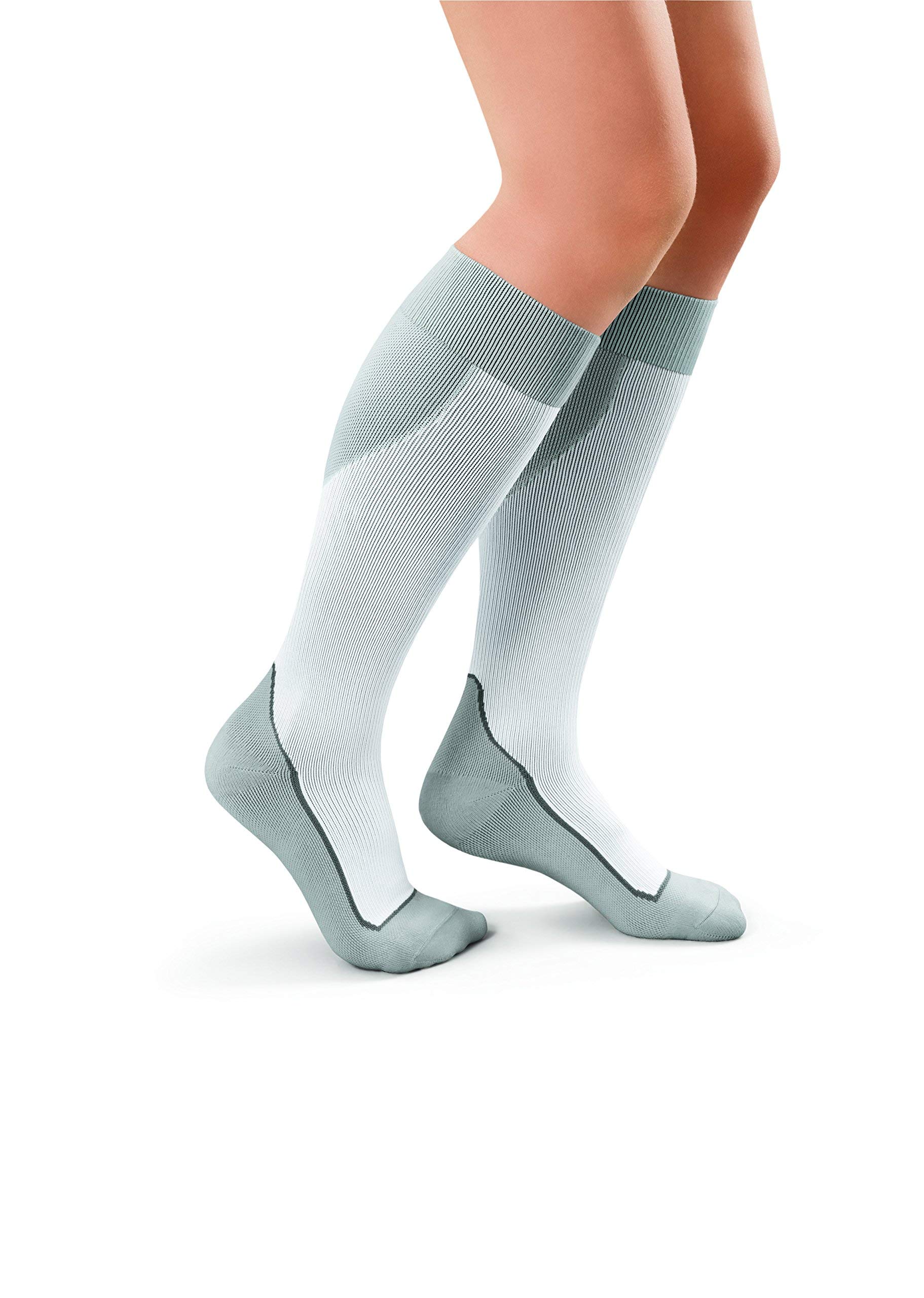 Jobst Sports Socks, Grey, X-Large, 15-20mmHg