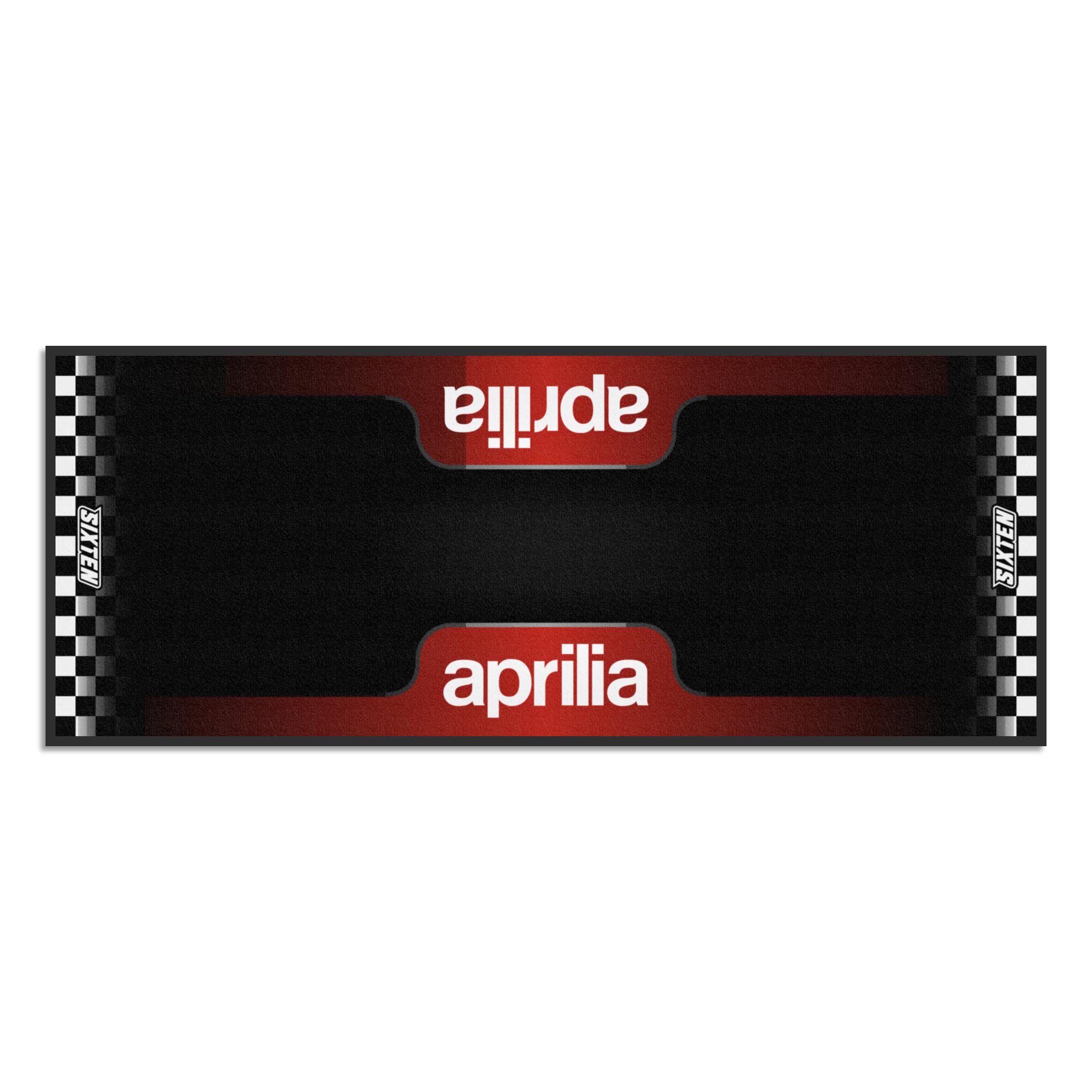 SIXTEN Dywan motocyklowy Aprlia Track Stock 95x240 - ekologiczny dywanik garażowy i padok - zmywalny, pochłaniający olej i przyjazny dla środowiska - mata ochronna do motocykli
