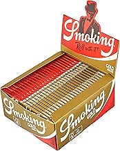 Smoking Zigarettenpapier Gold Slim King Size – 50 Blättchen