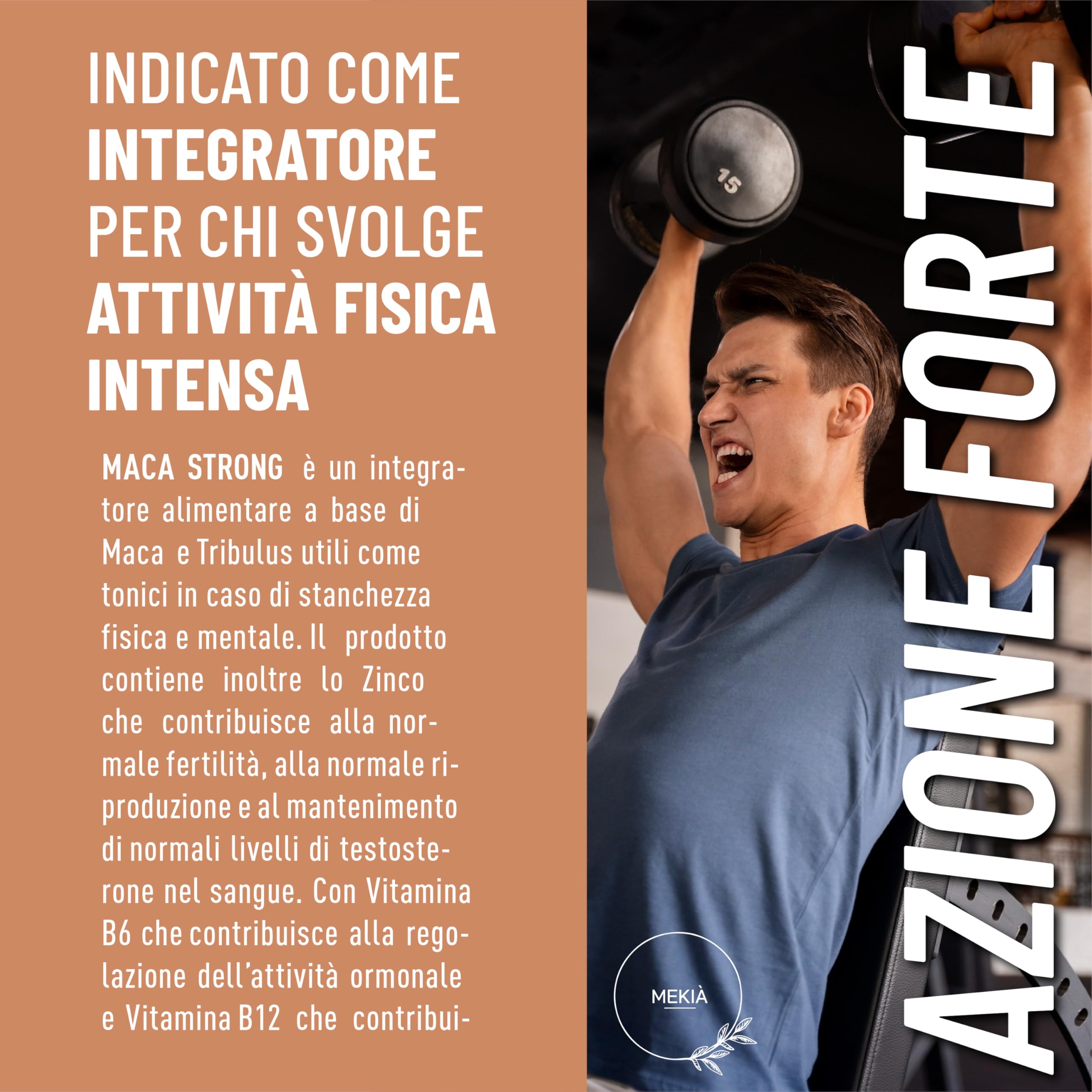 Integratori sessuali per uomo Maca, Arginina, Tribulus Terrestris, Zinco e Vitamine B – Energia e Vitalità Uomo – Supporto Testosterone e Performance – vigore e libido