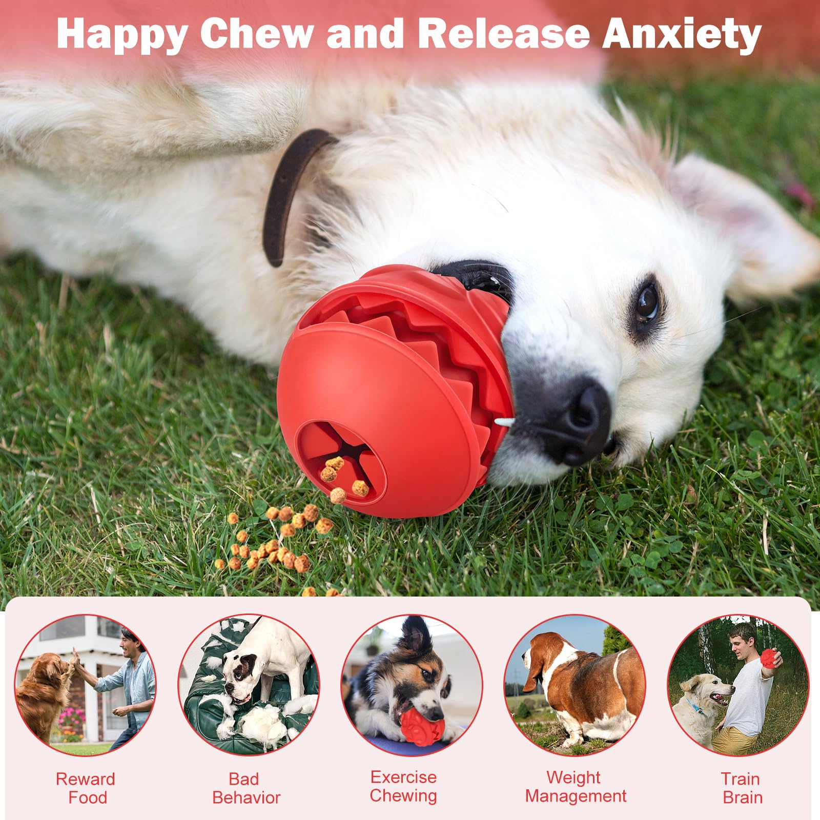 Juguetes indestructibles para perros para masticadores agresivos, razas grandes, juguetes interactivos para perros grandes, juguetes masticables resistentes para masticadores agresivos,